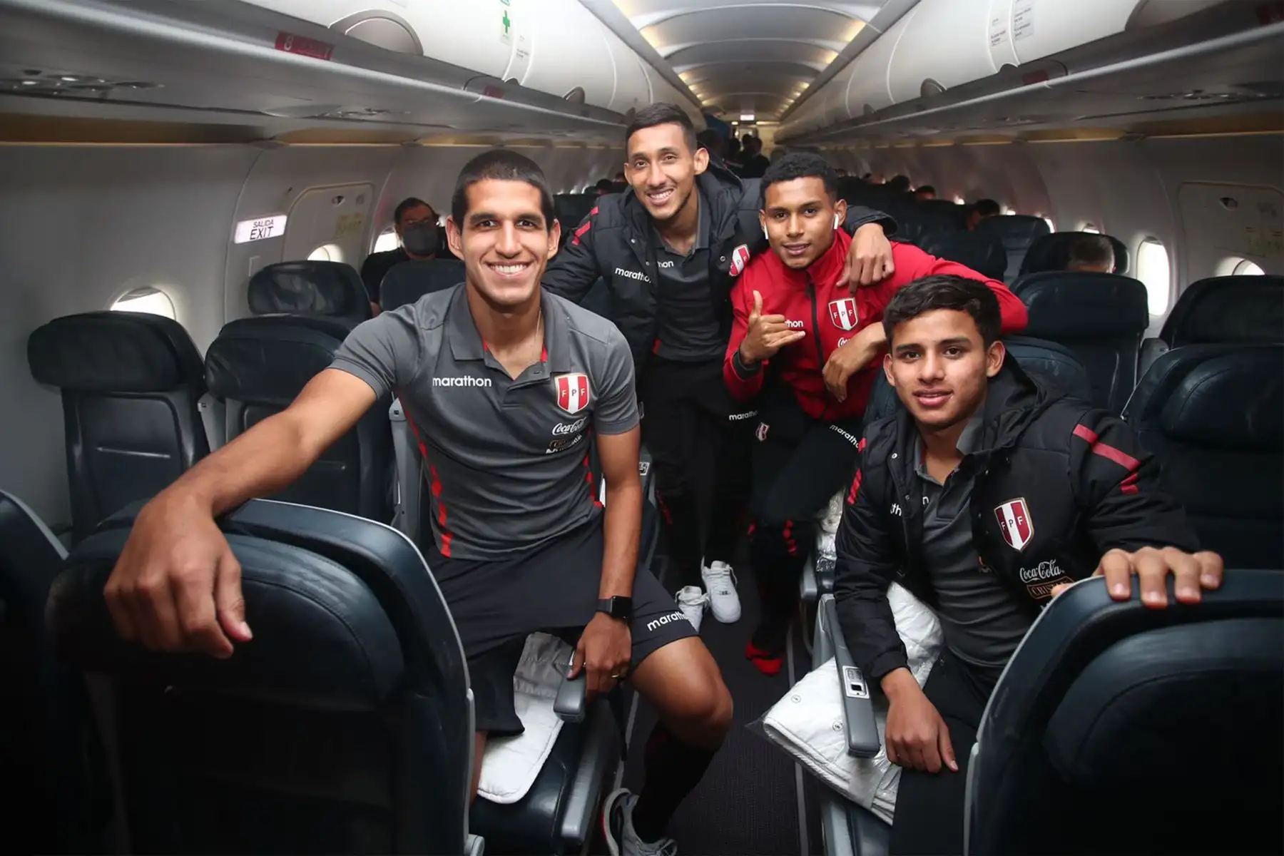 Selección Peruana viaja  rumbo a Brasil para afrontar el duelo ante la Selección Brasileña,  por las Clasificatorias Sudamericanas al Mundial Qatar 2022.
Foto: Selección Peruana