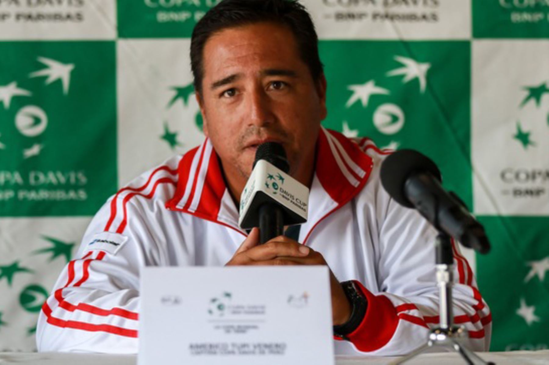 Américo Venero, capitán del equipo peruano que participa en la Copa Davis. Foto: FDPT-Tenis al Máximo.