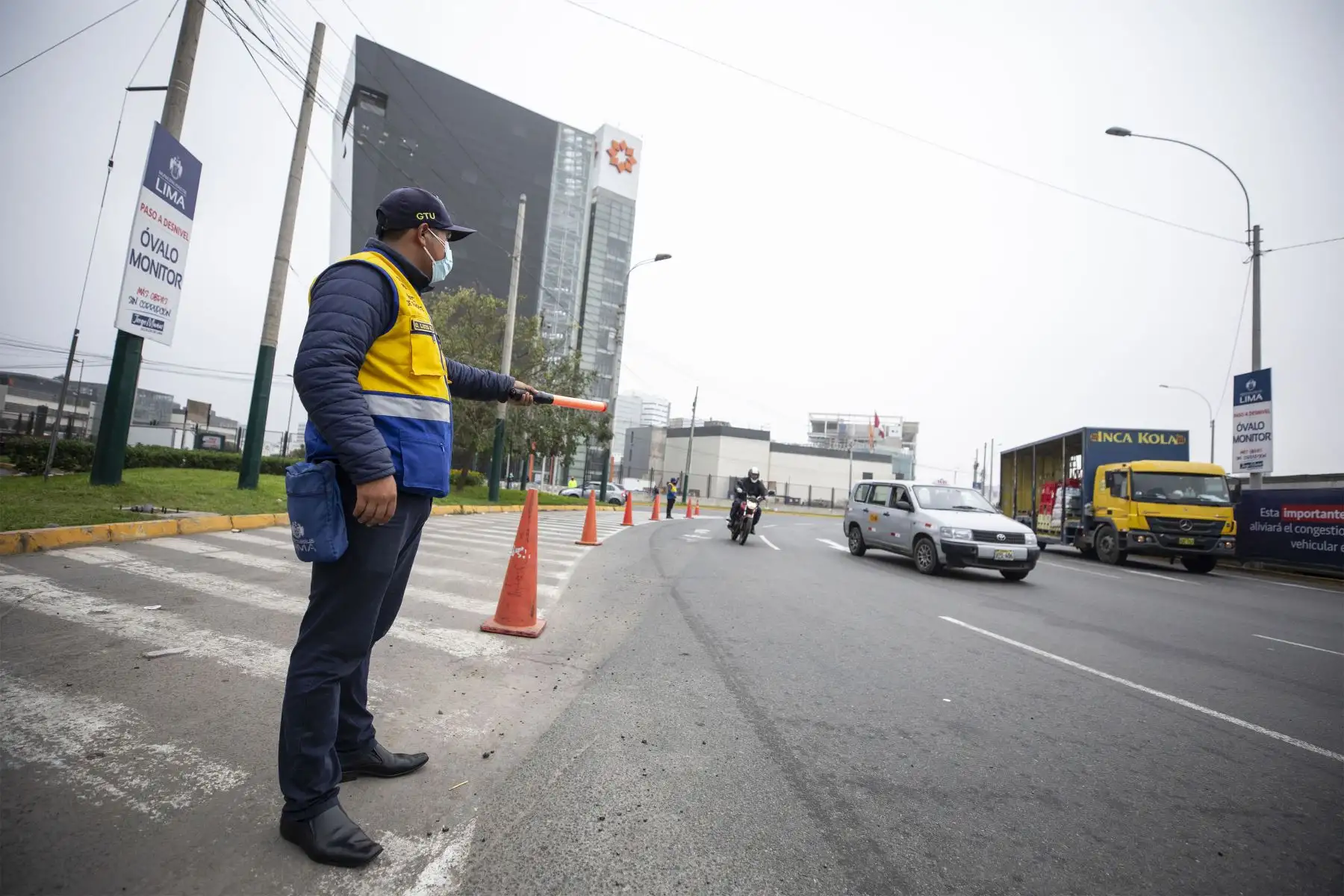 Municipalidad de Lima  informa sobre el plan de desvío en la Av. Javier Prado por obras en el Óvalo Monitor.
Foto: MML