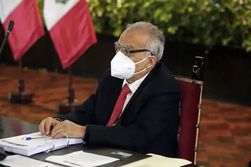 Ministro de Justicia y Derechos Humanos, Aníbal Torres. ANDINA/Prensa Presidencia