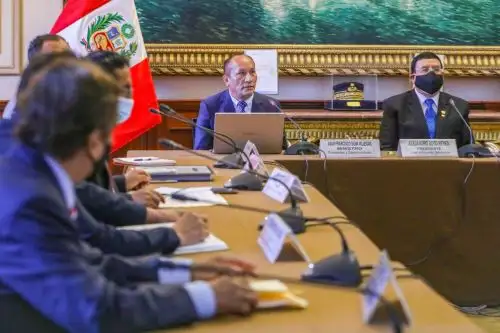 Ministro Juan Francisco Silva expuso política sectorial del MTC en la Comisión de Transportes del Congreso.