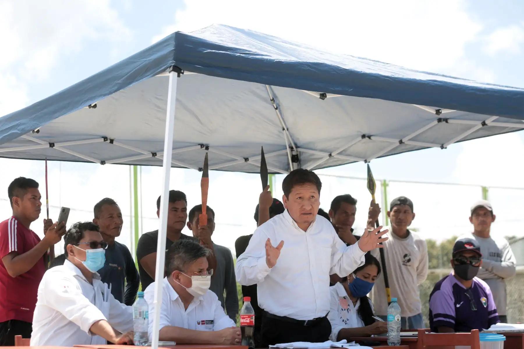 Presidente del Consejo de Ministros, Guido Bellido realiza visita de trabajo a la región Loreto.
Foto: PCM