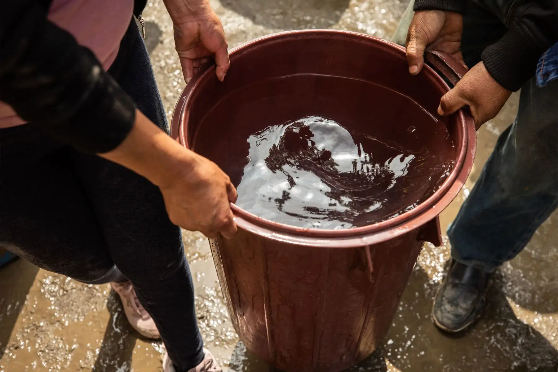 Municipalidad Metropolitana de Lima  apoya con abastecimiento de agua en el distrito de San Juan de Lurigancho.
Foto: MML