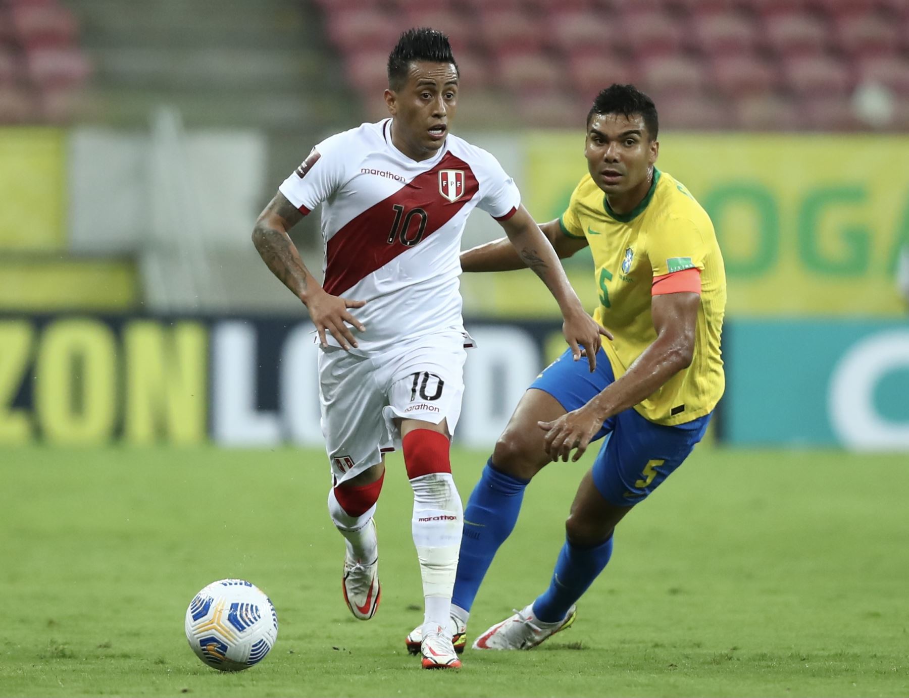 La selección peruana fracasó en su intento de quitarle puntos a Brasil en Recife