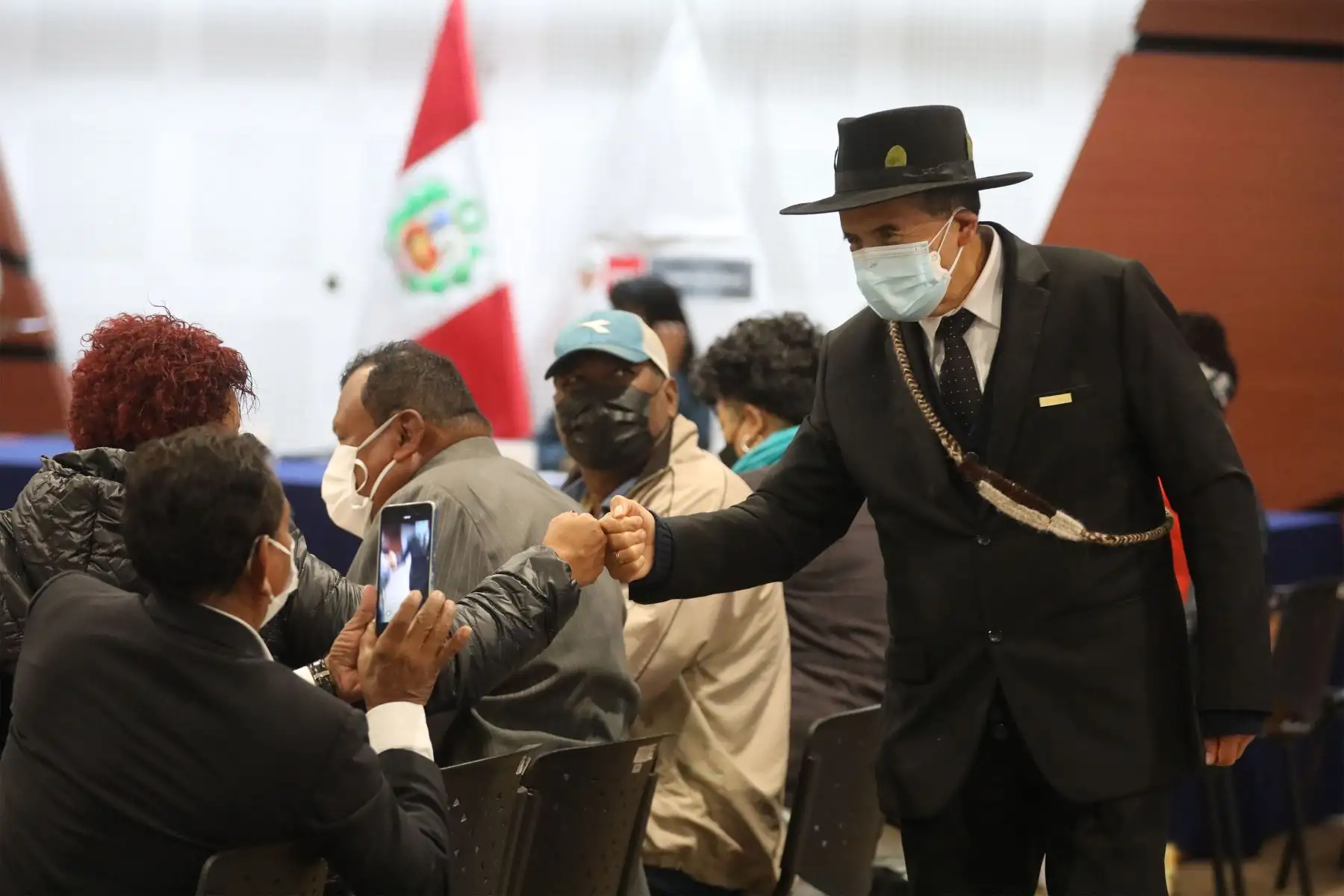El ministro de Cultura, Ciro Gálvez  participa en la sesión de la GTPA en el marco de la consulta pública de la política nacional del pueblo afroperuano.
Foto: ANDINA/Andrés Valle
