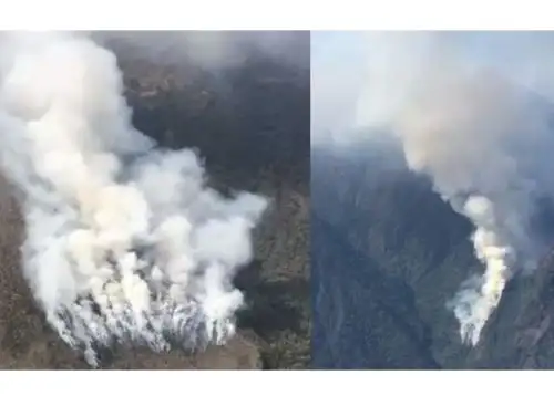Autoridades de Cusco solicitarán al Ejecutivo declarar el estado de emergencia a una zona cercana a Choquequirao por incendio forestal desde hace más de 20 días.