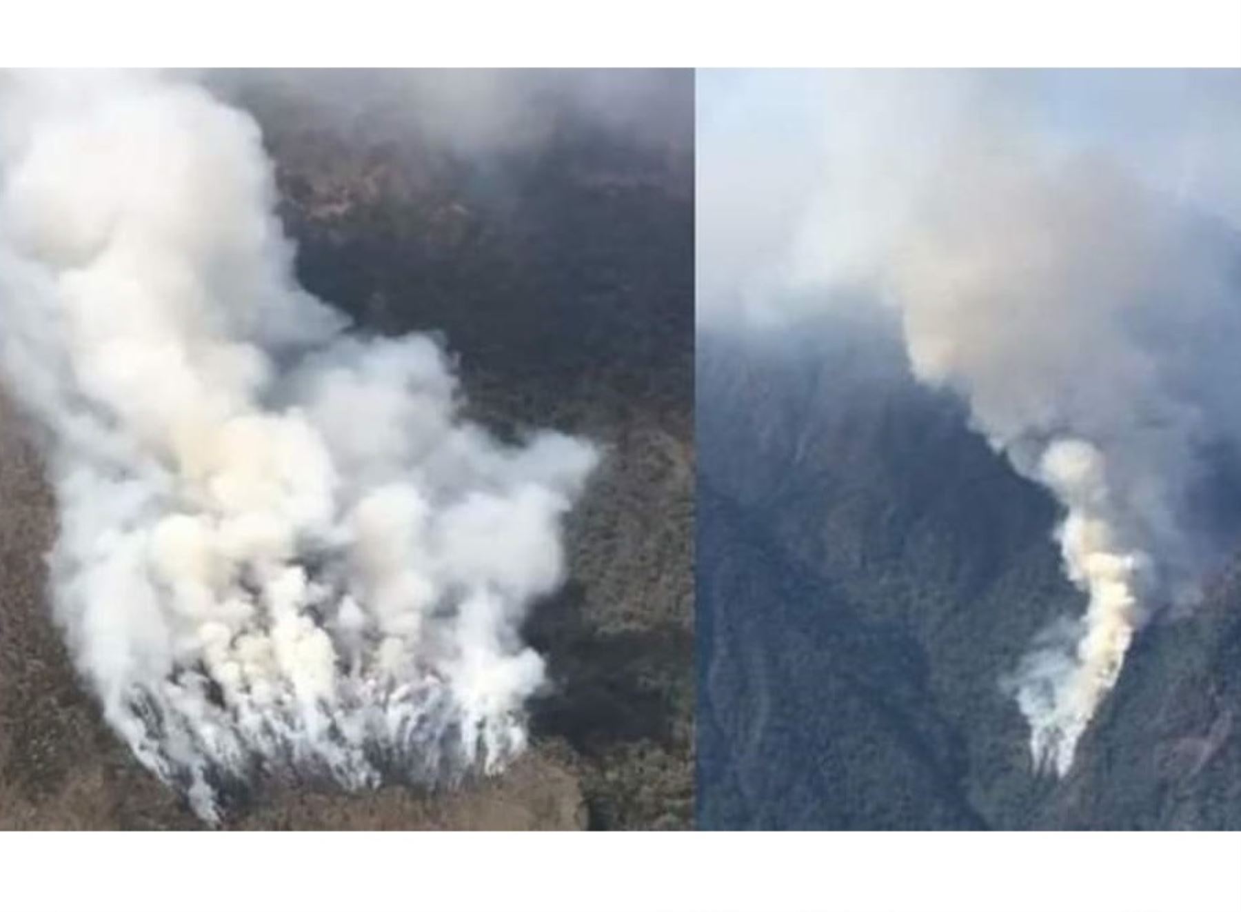 Autoridades de Cusco solicitarán al Ejecutivo declarar el estado de emergencia a una zona cercana a Choquequirao por incendio forestal desde hace más de 20 días.