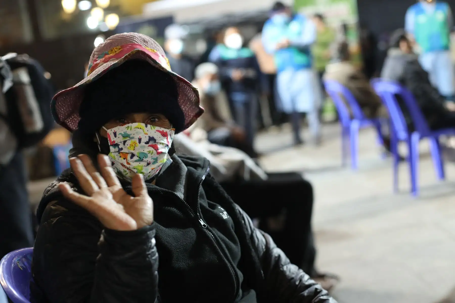 La Municipalidad de Lima realizó la primera campaña de vacunación contra la covid-19 dirigida a personas mayores de 30 años que se encuentran en situación de mendicidad y que pernoctan en la vía pública. Foto: ANDINA/Carla Patiño