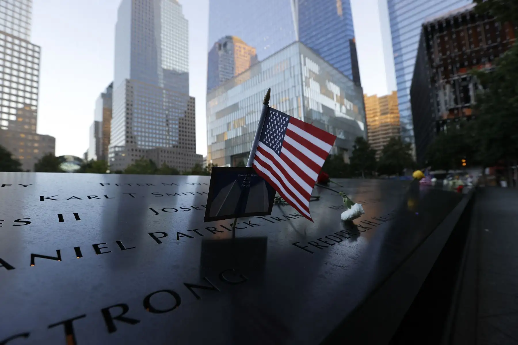 Familiares de las víctimas del 11-S recuerdan a sus seres queridos en el Museo Memorial de Nueva York. Foto: AFP