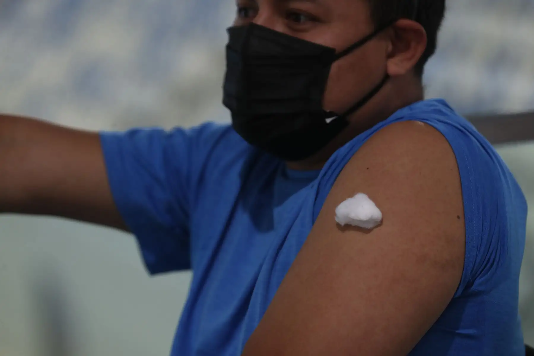 Así se desarrolla la octava Vacunatón en centro de inmunización de la Videna, en San Luis. Foto: ANDINA/Carla Patiño