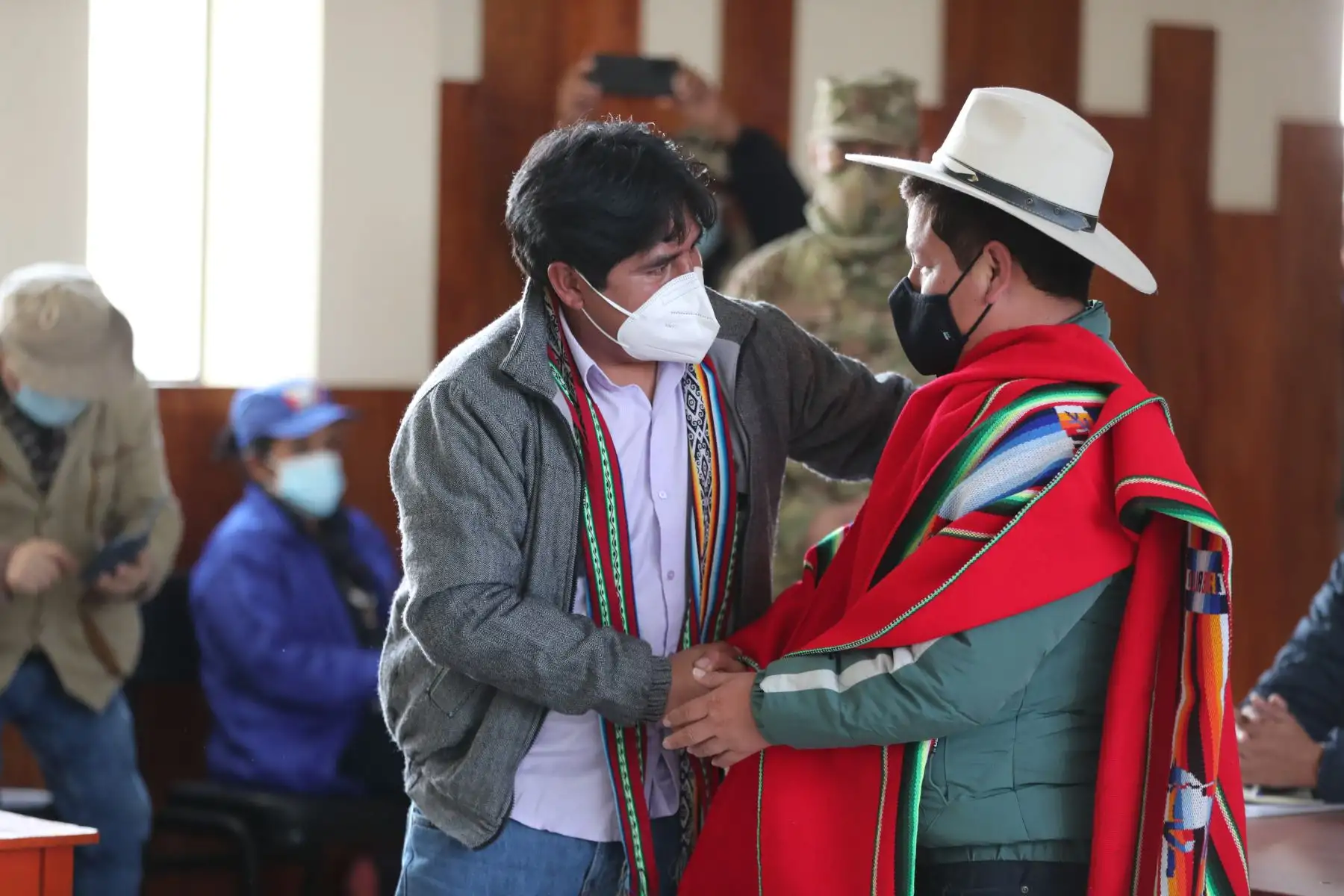 Titular de la PCM, Guido Bellido, junto a ministros de Energía y Minas, Ambiente y autoridades del Ejecutivo, participaron de una reunión con 11 comunidades de Espinar (Cusco) para atender sus demandas respecto al proyecto minero "Antapaccay Expansión Tintaya - Integración Coroccohuayco". Foto: PCM