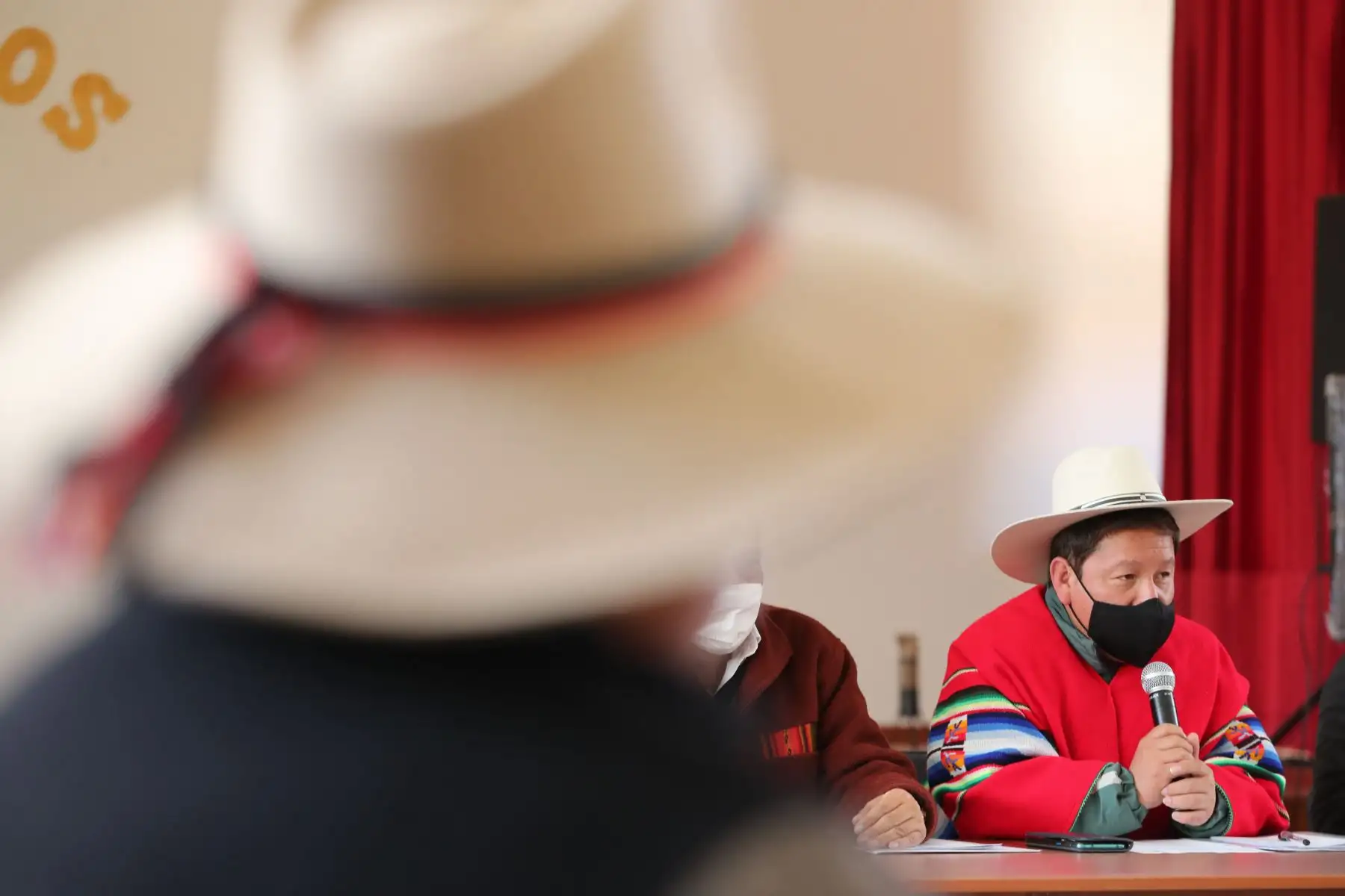 Titular de la PCM, Guido Bellido, junto a ministros de Energía y Minas, Ambiente y autoridades del Ejecutivo, participaron de una reunión con 11 comunidades de Espinar (Cusco) para atender sus demandas respecto al proyecto minero "Antapaccay Expansión Tintaya - Integración Coroccohuayco". Foto: PCM