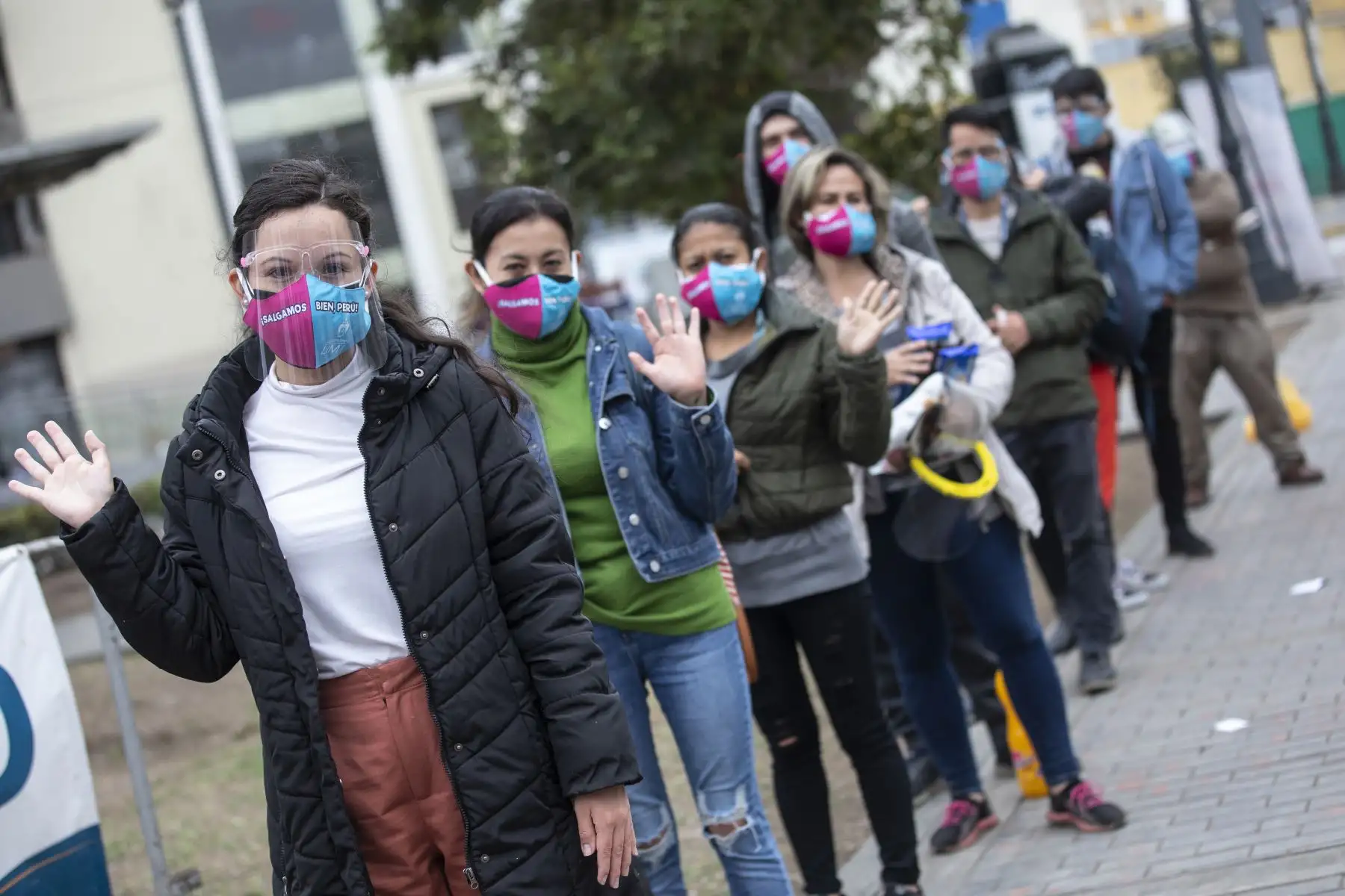 La Municipalidad de Lima realizó la campaña de salud Lima te Cuida en el Cercado de Lima donde realizaron descartes de covid-19. Foto: MML