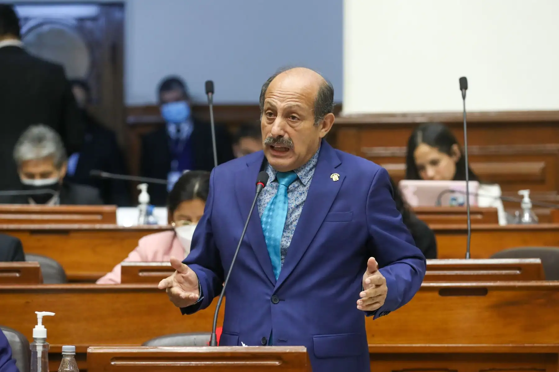 Héctor Valer, presidente de comisión investigadora de empresas chinas. ANDINA/Difusión