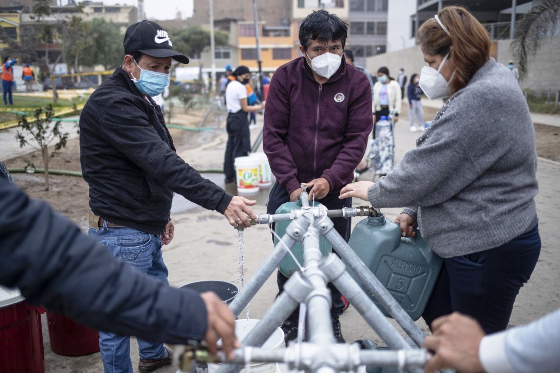 SJL: Municipio de Lima entregó más de 230,000 galones de agua potable a vecinos. Foto: ANDINA/Difusión.