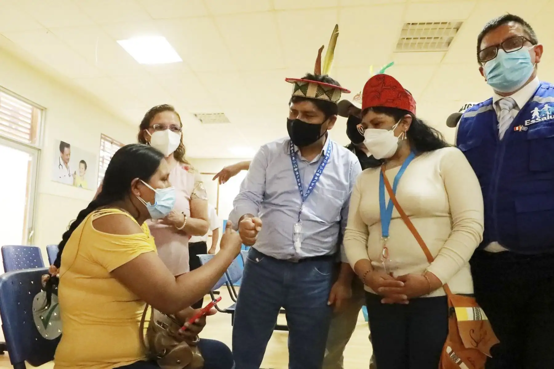 El moderno Hospital Selva Central y Enfermedades Tropicales de EsSalud en Junín cuenta ahora con dos plantas de oxígeno medicinal. La primera dama, Lilia Paredes y el presidente de EsSalud estuvieron presentes en la inauguración. Foto: EsSalud