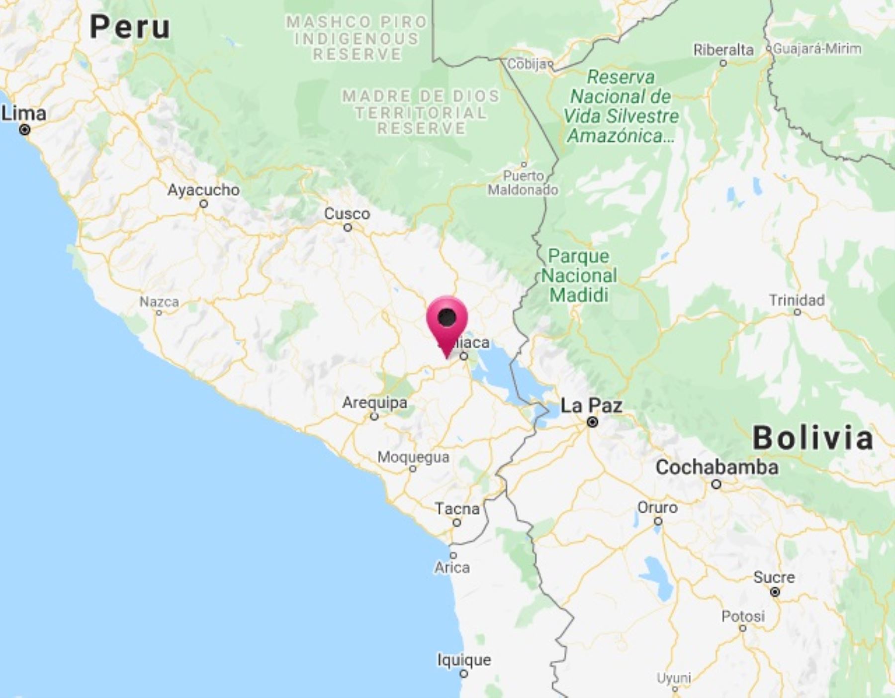 En la provincia de Lampa se localizó el epicentro del sismo registrado esta tarde en la región Puno. Foto: ANDINA/Difusión