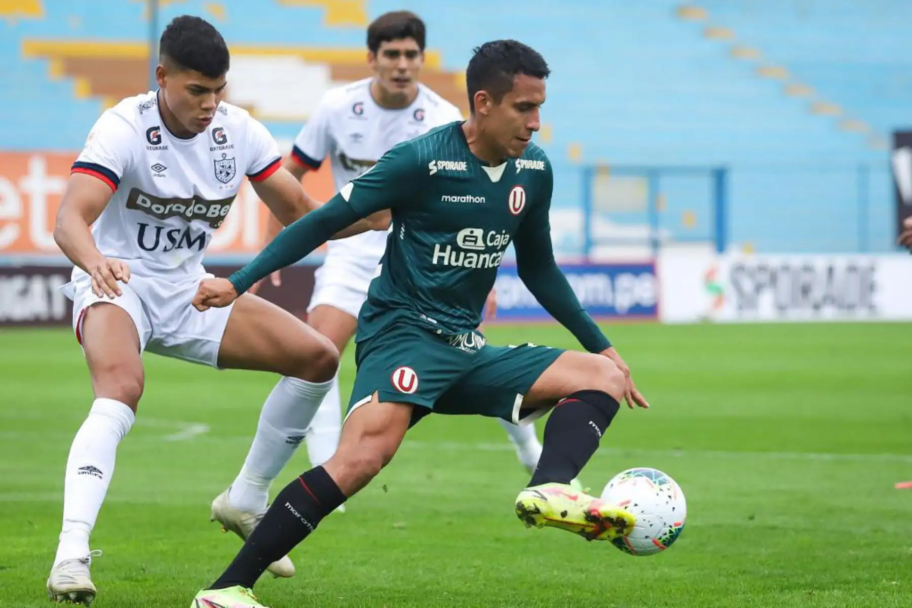 Universitario derrotó 2-0 a la Universidad San Martín en un encuentro por la Fase 2 de la Liga 1. Foto: Liga 1