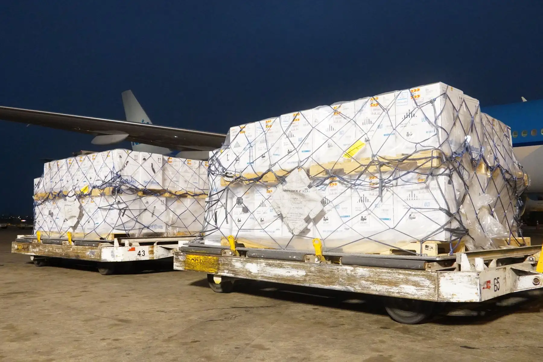 Llegó al país un lote de 748,800 dosis de vacunas contra la covid-19 que forman parte de las 13 millones que llegarán durante setiembre para proteger a los peruanos de una posible tercera ola de la covid-19. Foto: Minsa