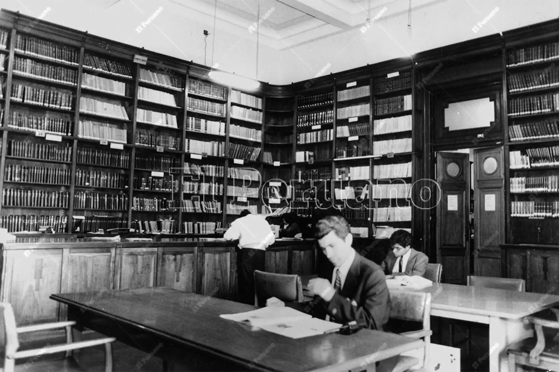 Lima - 6 setiembre 1996 / Biblioteca del Congreso de la República. Foto: Archivo Histórico de El Peruano