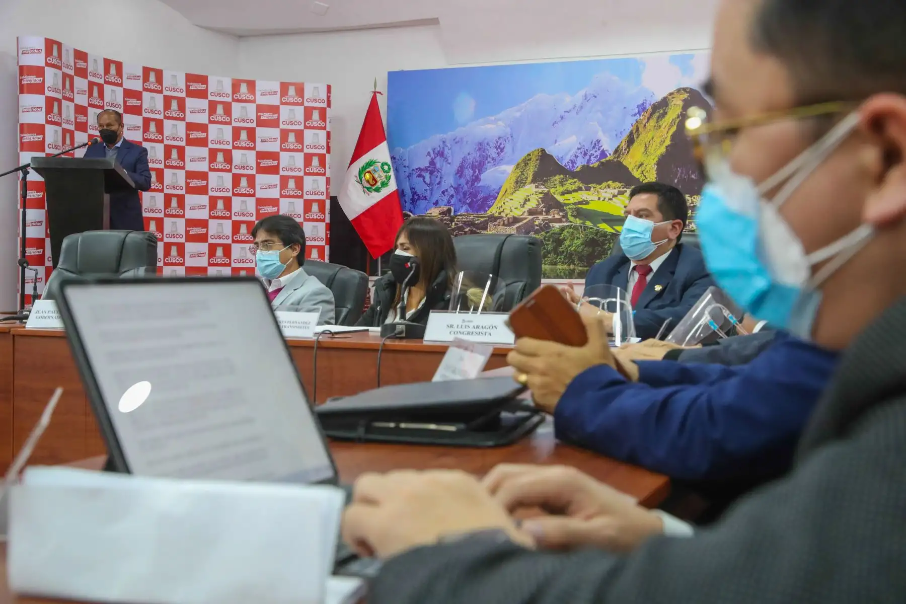 El Ministro de Transportes y Comunicaciones, Juan Silva presentó a las empresas que se encargarán de la construcción y supervisión del Aeropuerto Internacional de Chinchero.
Foto: MTC