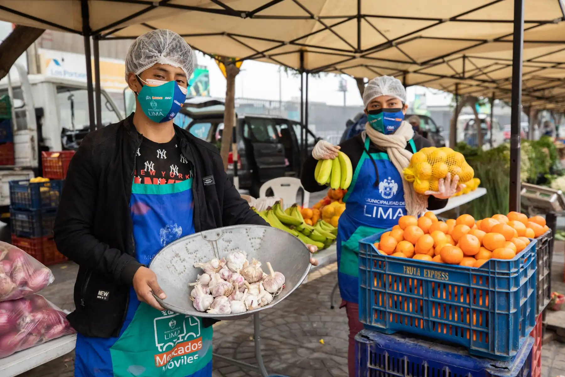 Municipalidad de Lima  promueve los Mercados Móviles en el Cercado de Lima. Foto: MML