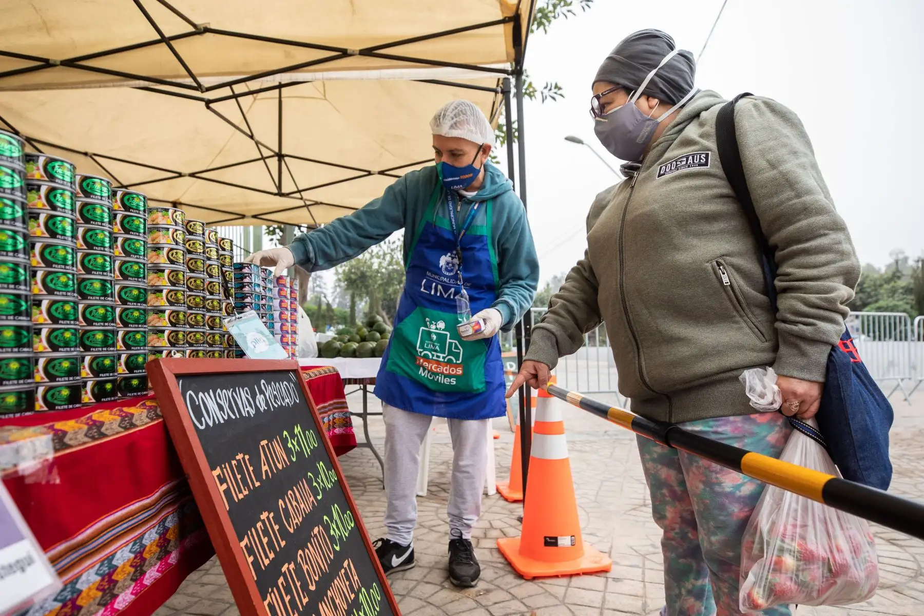 Municipalidad de Lima  promueve los Mercados Móviles en el Cercado de Lima. Foto: MML