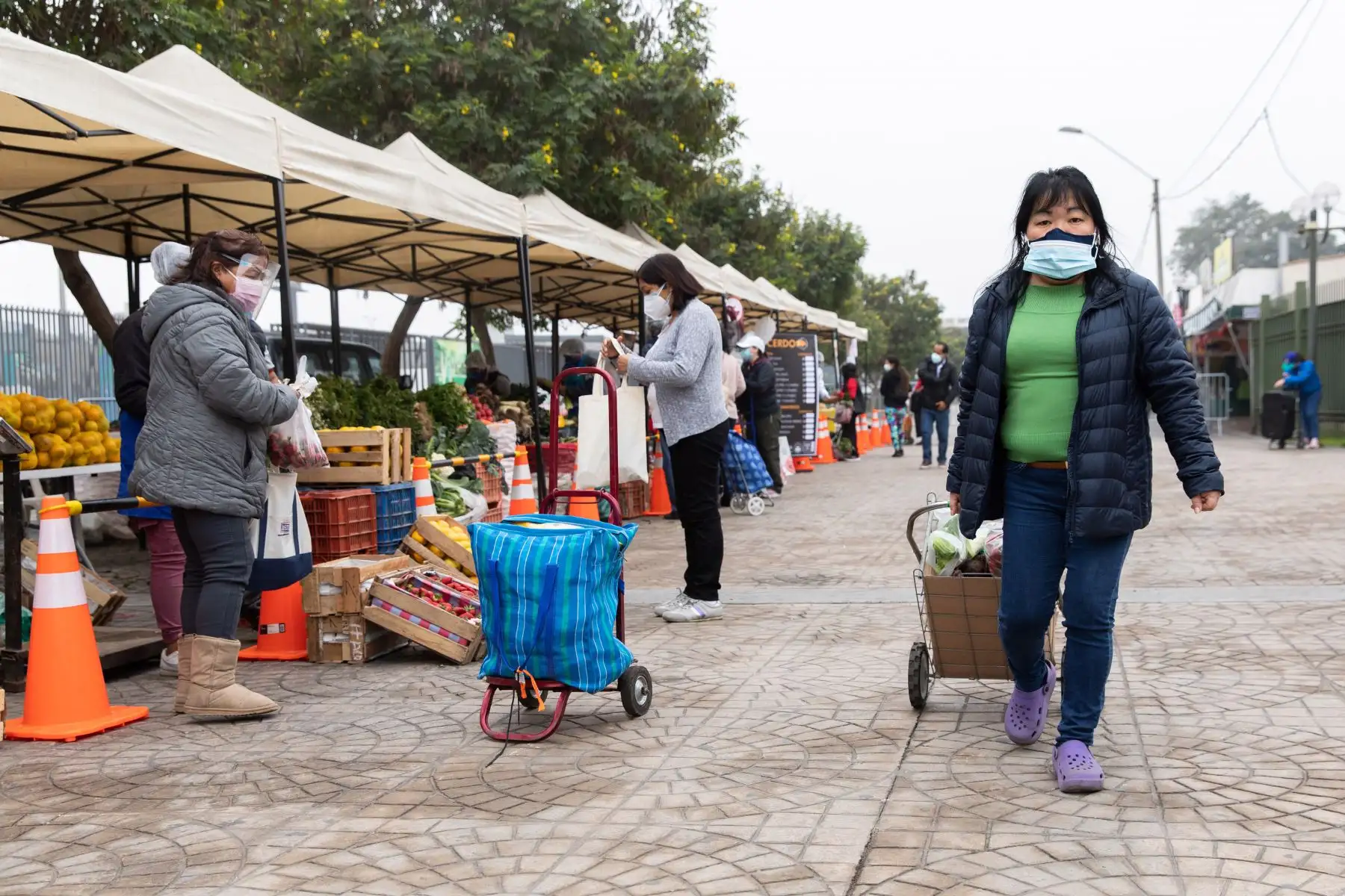 Municipalidad de Lima  promueve los Mercados Móviles en el Cercado de Lima. Foto: MML