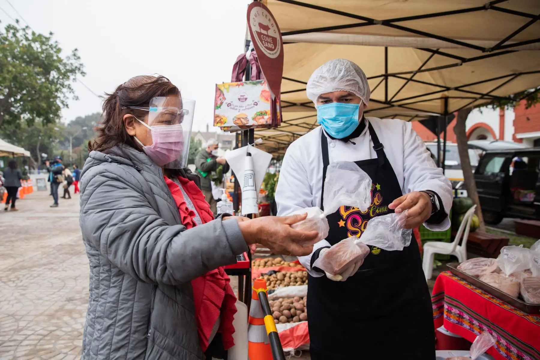 Municipalidad de Lima  promueve los Mercados Móviles en el Cercado de Lima. Foto: MML