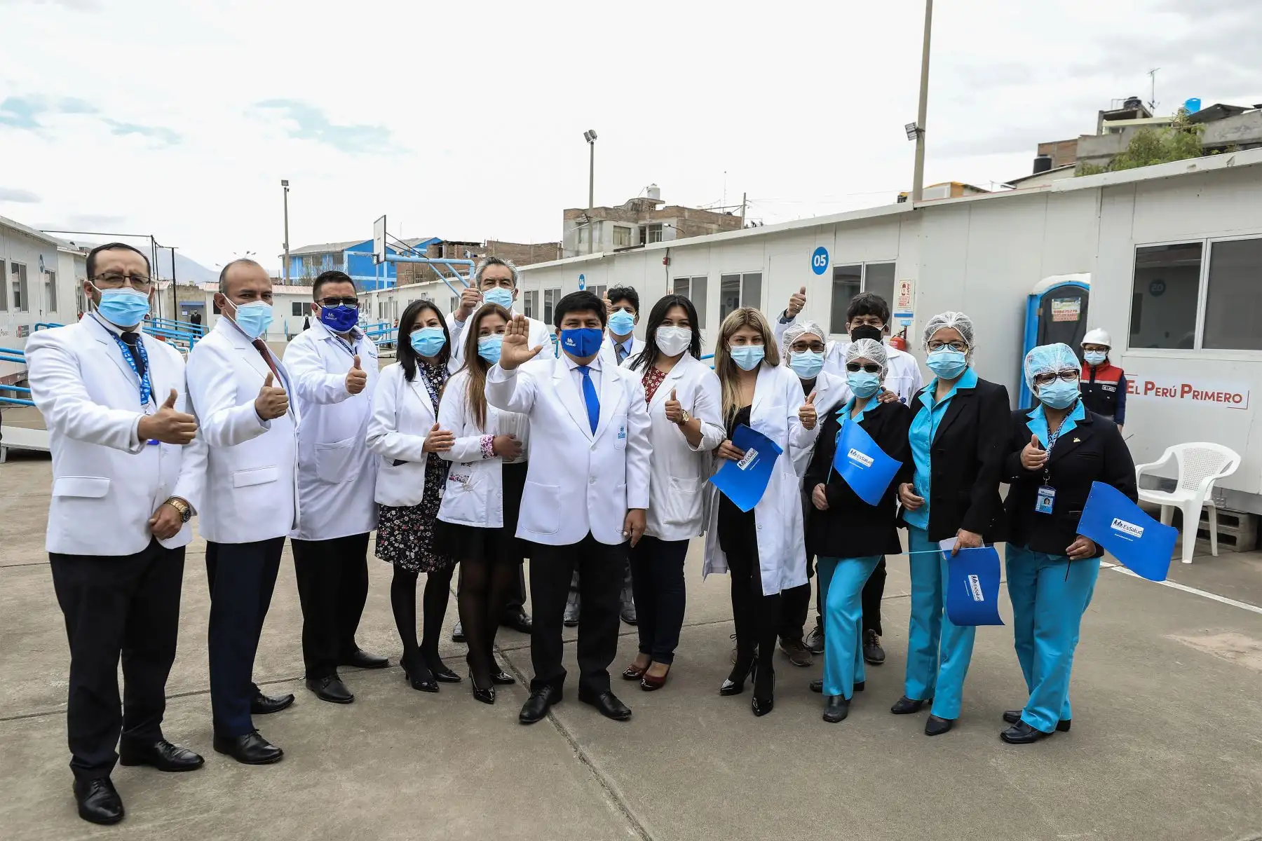 Presidente de EsSalud, Mario Carhuapoma realiza el lanzamiento de Programa Nacional Misión INCOR, en Junín, con el objetivo de atender el embalse de cirugías cardiacas.
Foto: EsSalud
