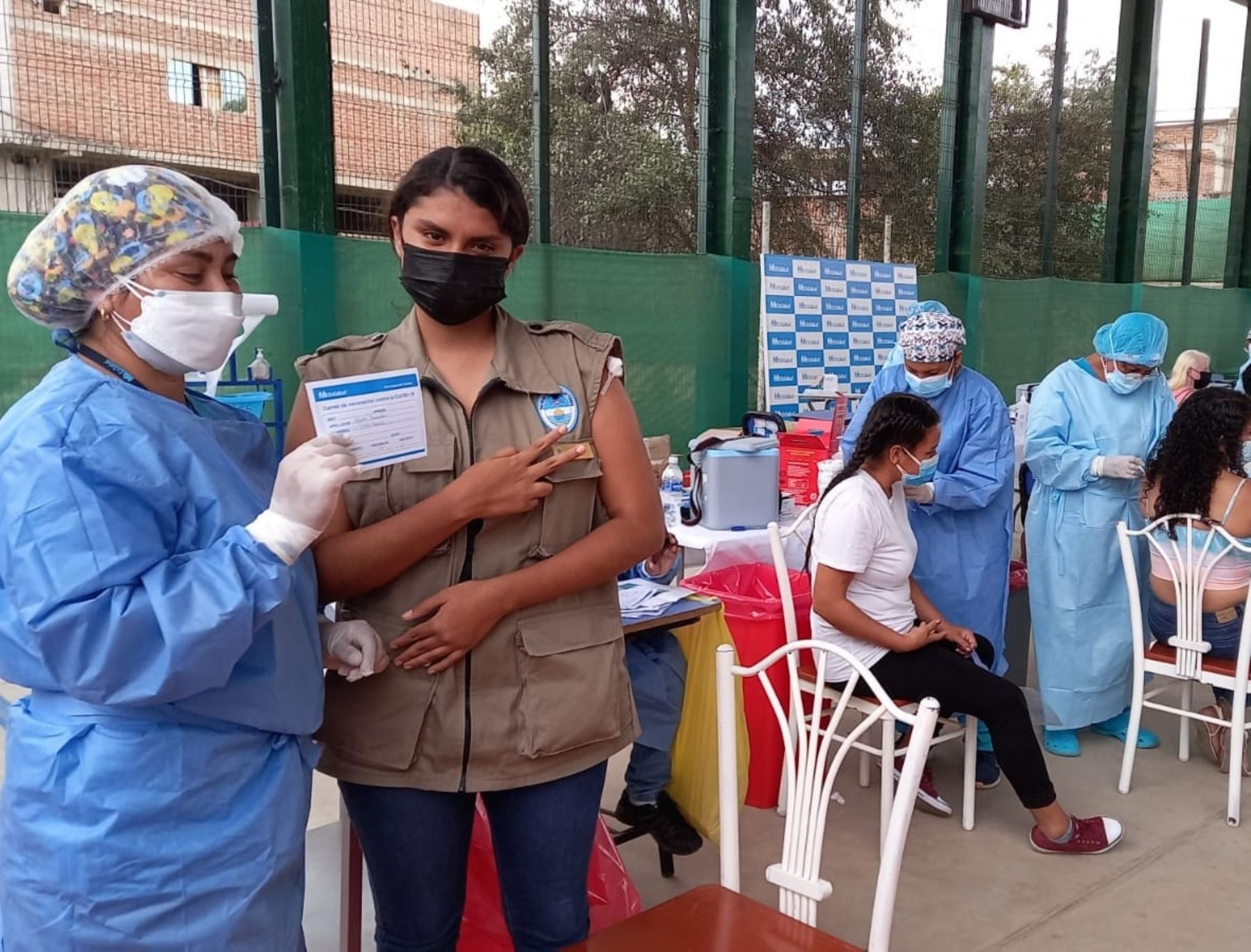 El Ministerio de Salud pone en marcha hoy en Tumbes la estrategia de vacunación binacional contra el covid-19 y se aplicarán las dosis donadas por Ecuador. Foto: ANDINA/difusión,
