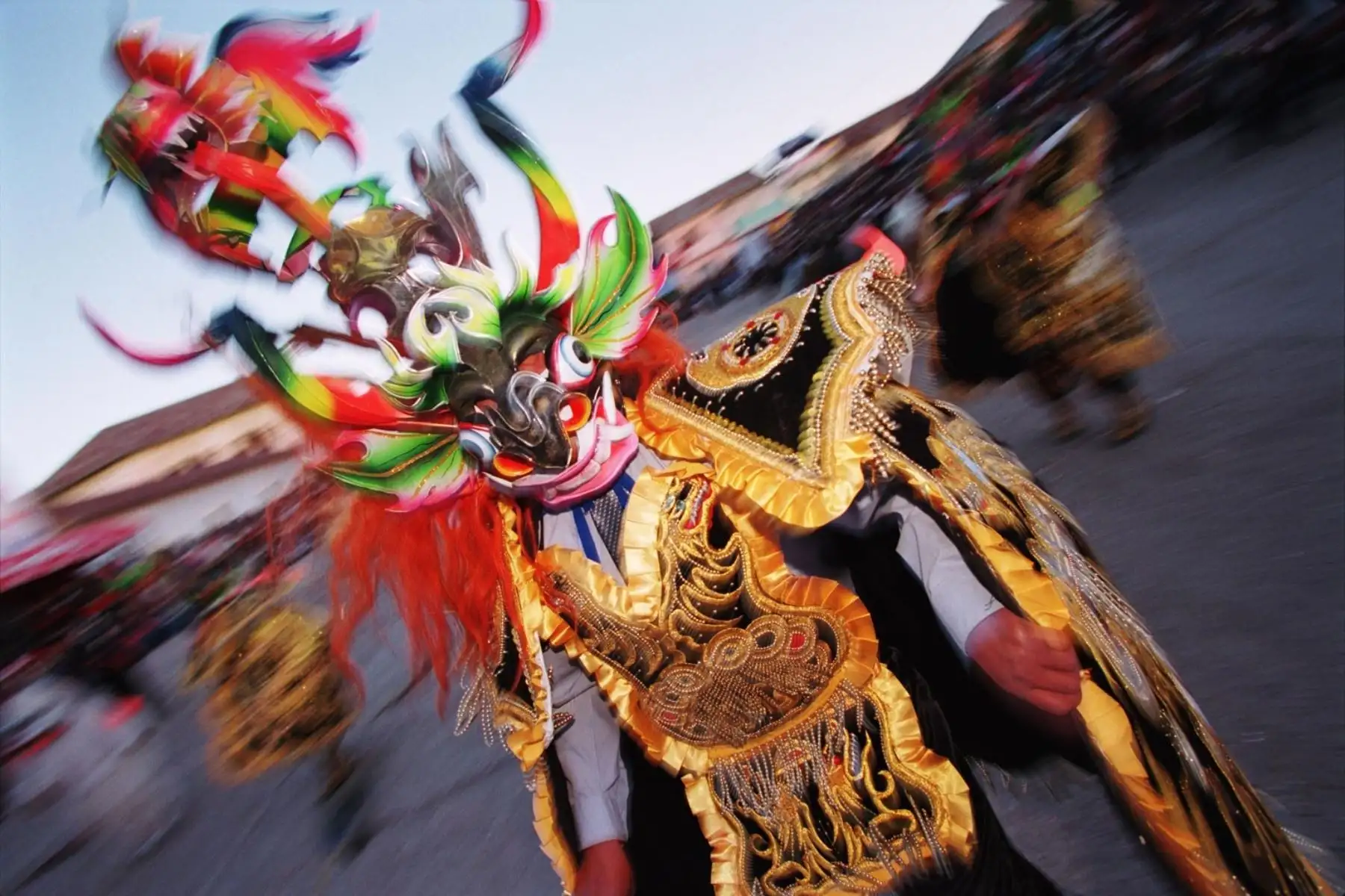 Danzante de diablada puneña, expresión artística reconocida como Patrimonio Cultural de la Nación. ANDINA/archivo
