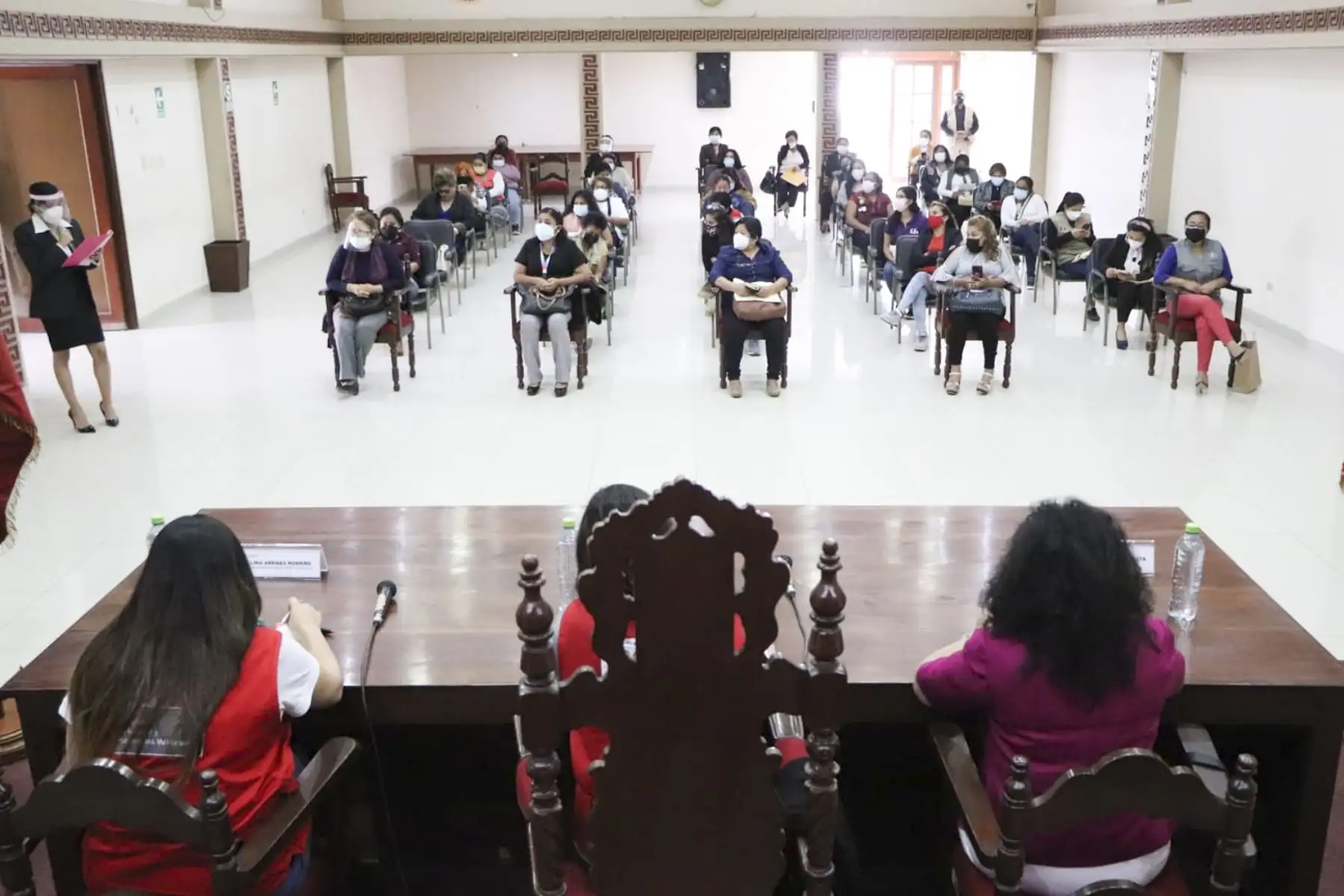 En este espacio, las participantes plantearon ante el ministerio los retos, desafíos y oportunidades de sus organizaciones. Foto: MIMP