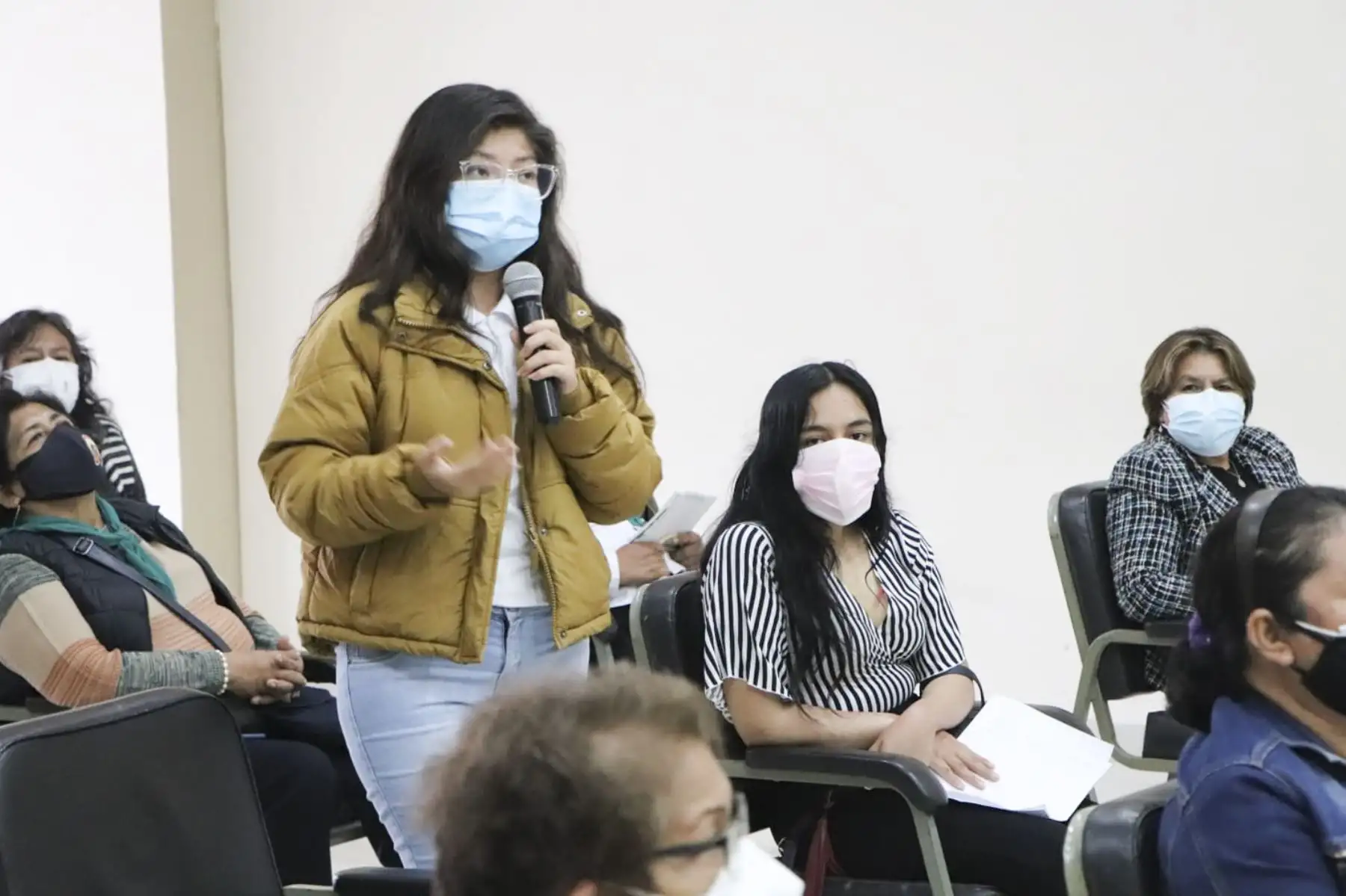 En este espacio, las participantes plantearon ante el ministerio los retos, desafíos y oportunidades de sus organizaciones. Foto: MIMP