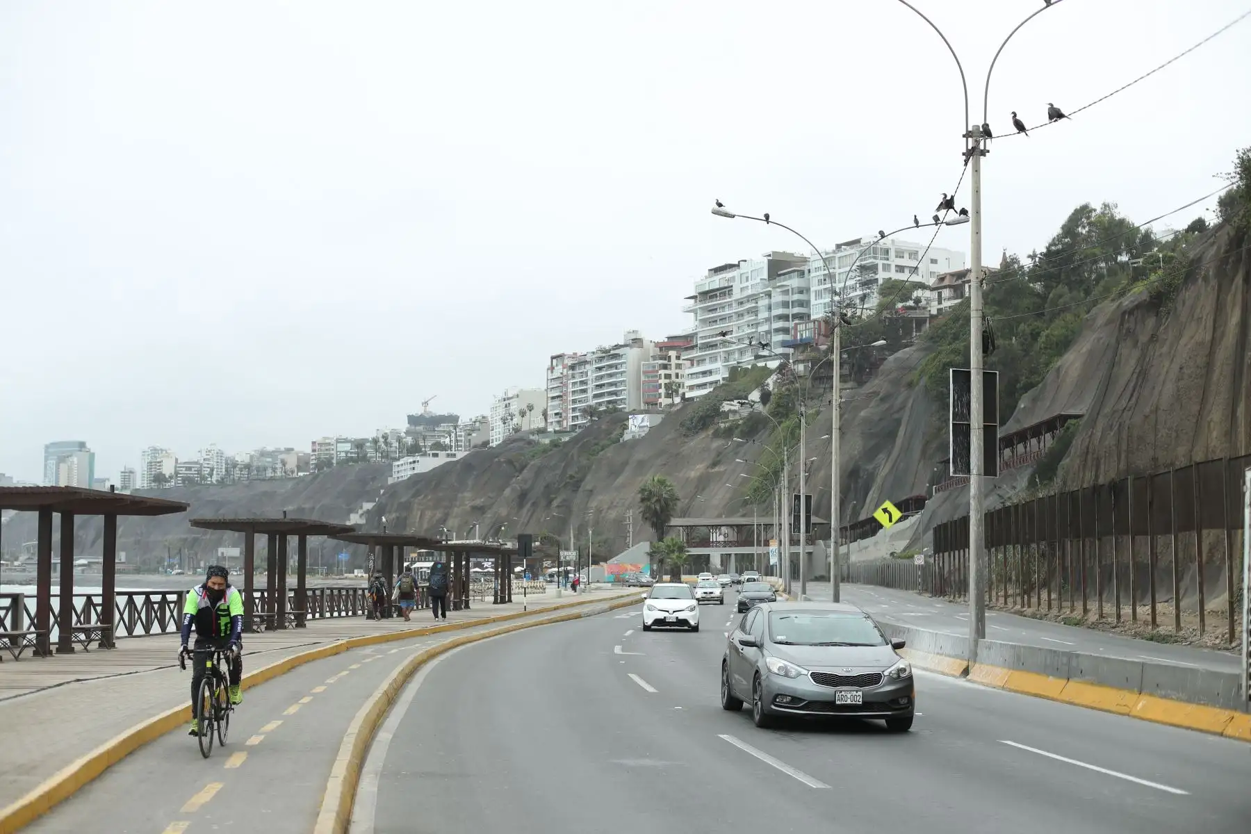 Se derrumbe de la costa verde en el distrito de Barranco.
Foto:ANDINA/Carla Patiño Ramírez