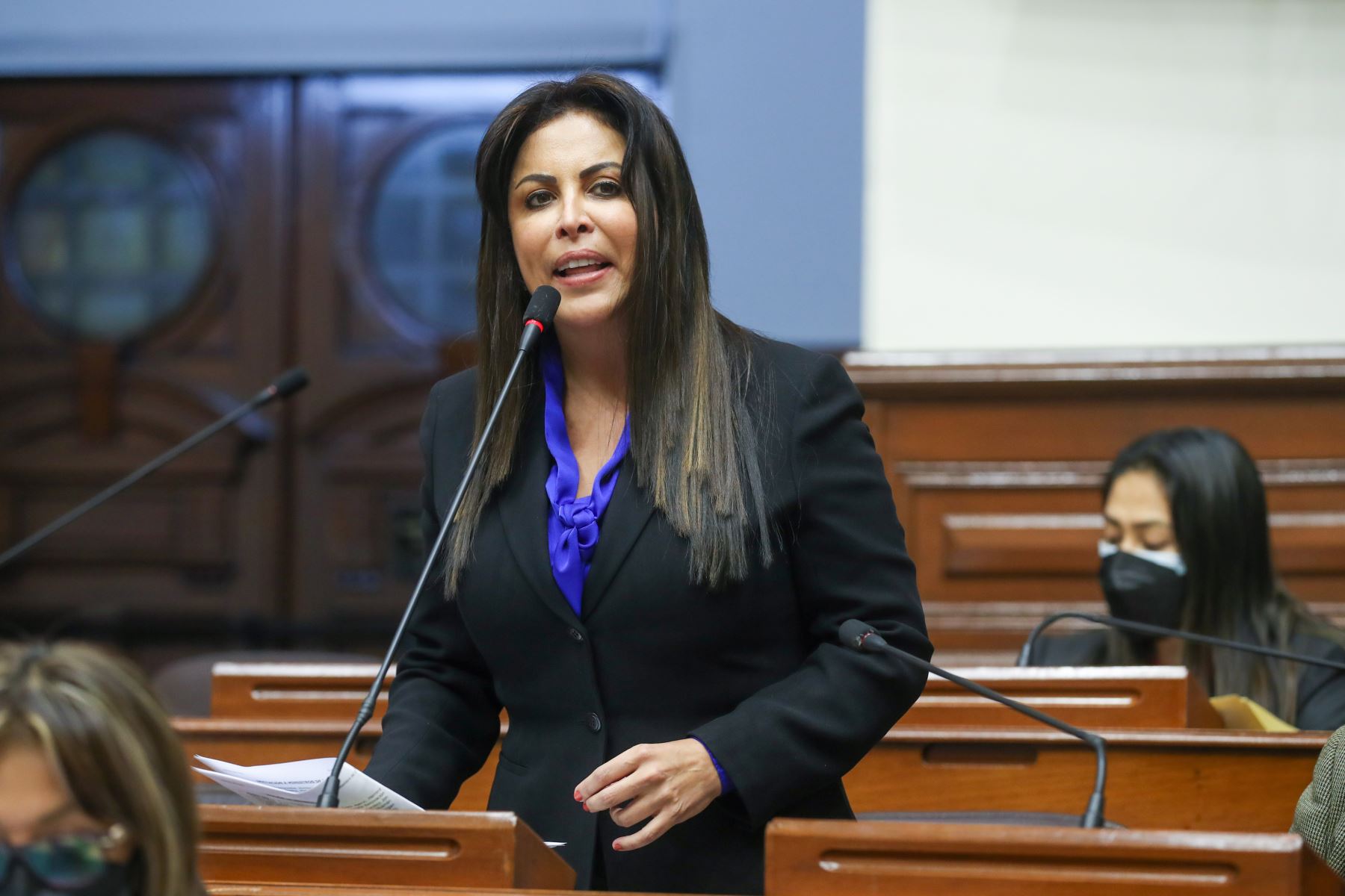 Patricia Chirinos, tercera vicepresidenta del Congreso. ANDINA/Difusión