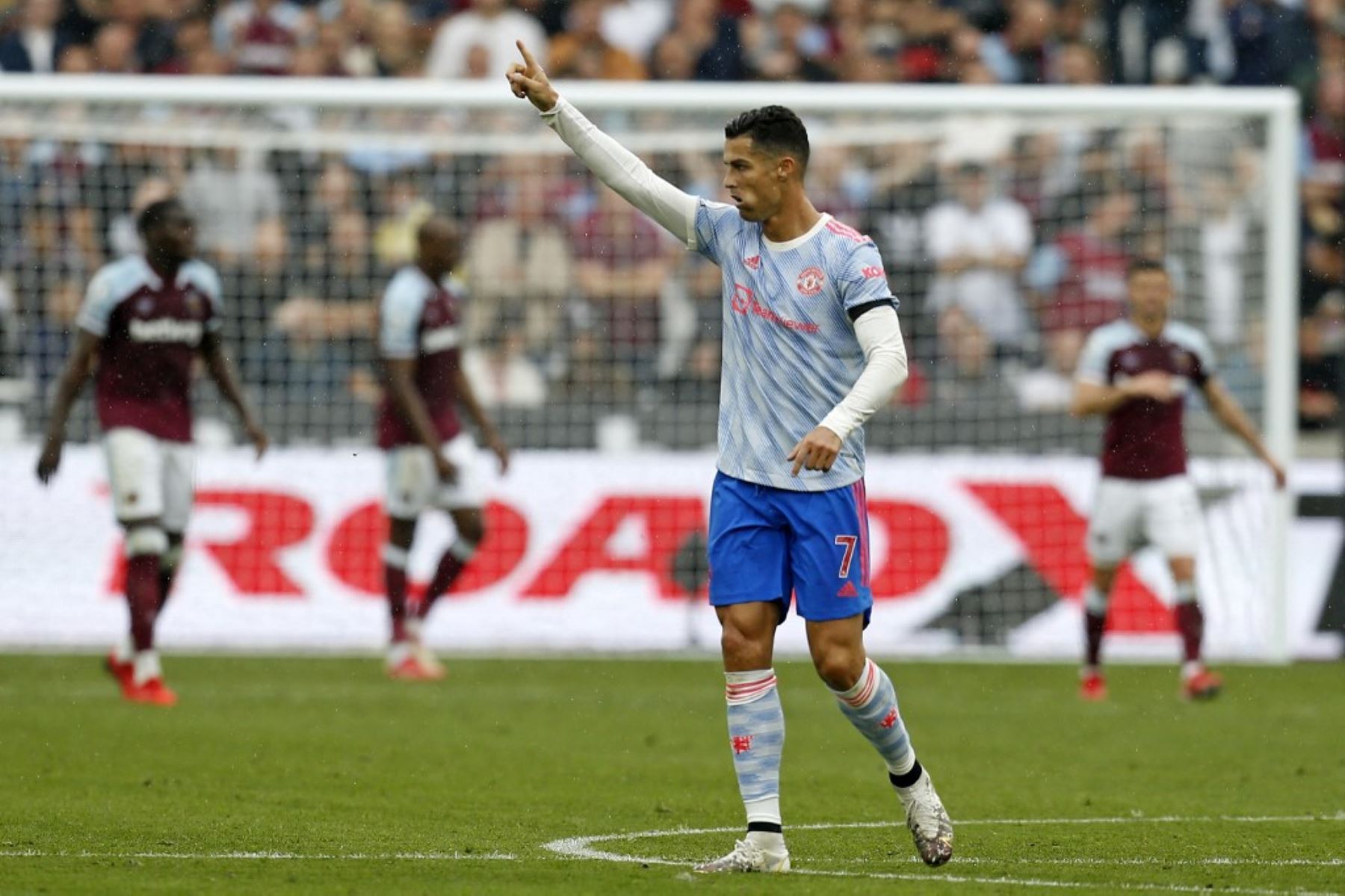 Cristiano Ronaldo lleva cuatro goles anotados en tres partidos jugados con la camiseta del Manchester United
