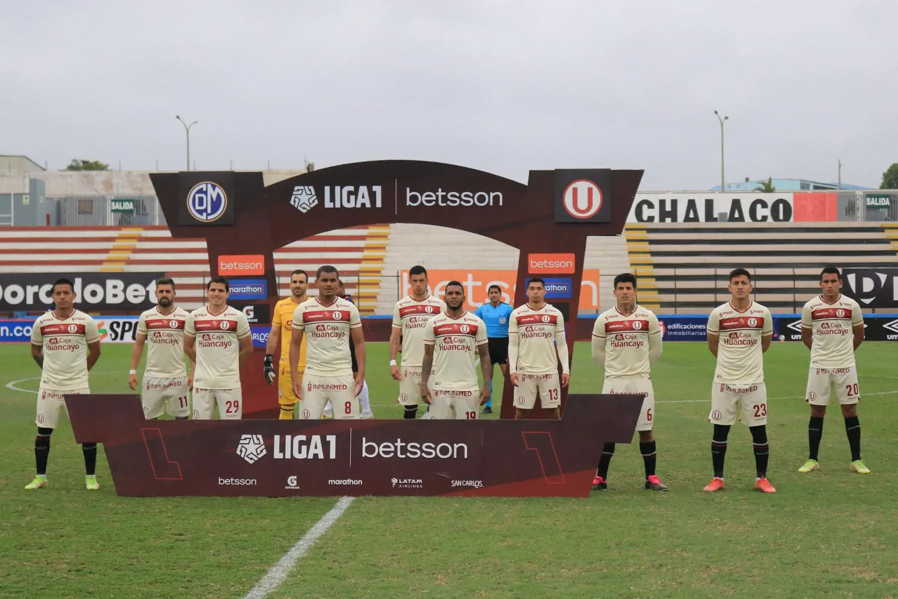 Universitario de Deportes se enfrenta a Deportivo Municipal en el estadio Miguel Grau del Callao por la Fase 2 de la Liga 1. Foto: FPF