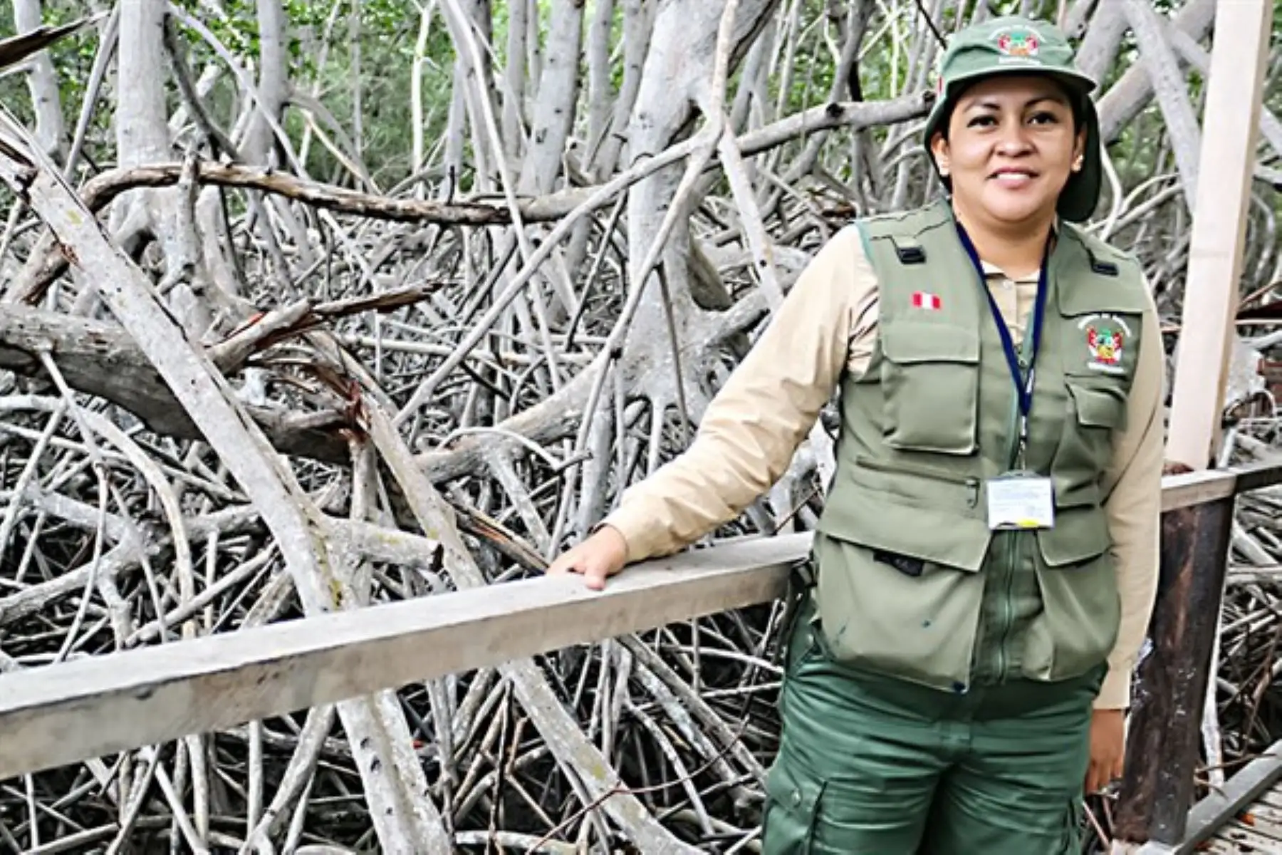 Jefa del Santuario Nacional Los Manglares de Tumbes, Rosa Liliana García García.