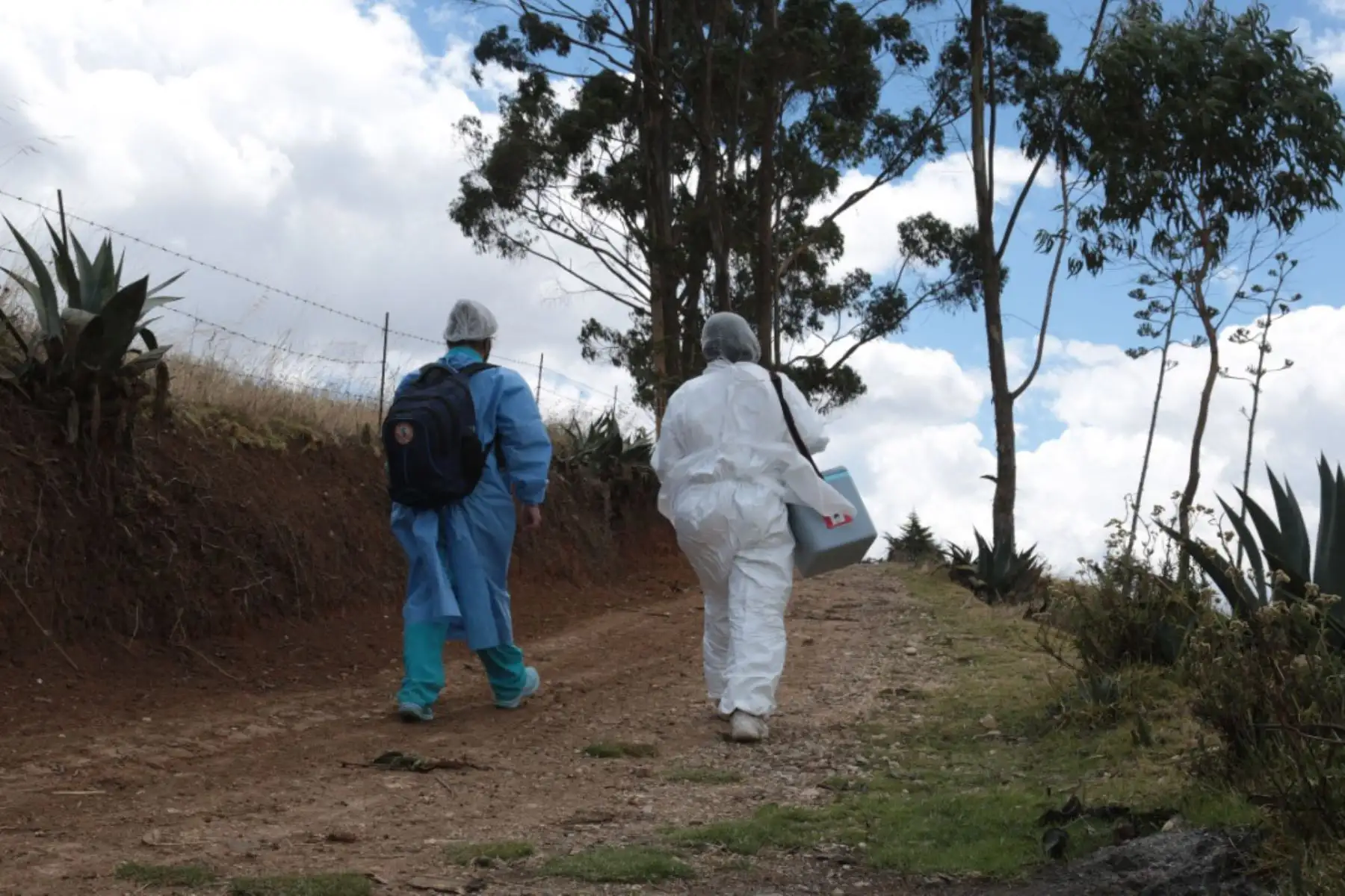 Pobladores de diversas provincias de Cajamarca reciben la vacuna contra la covid-19. Foto: ANDINA/Difusión