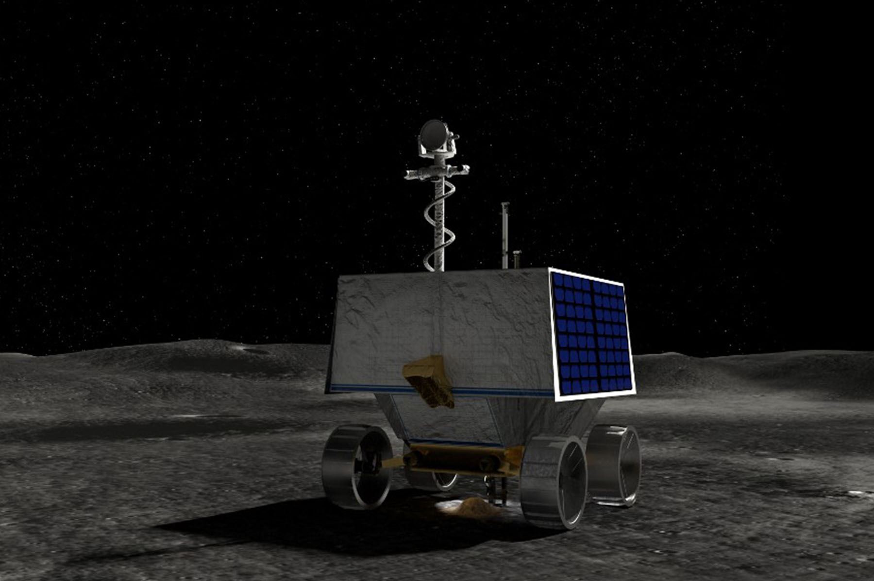 El equipo VIPER quiere ante todo averiguar cómo el agua helada llegó inicialmente a la Luna, cómo se preservó durante miles de millones de años y adónde fue a parar el líquido. La misión es parte de Artemis, el plan de Estados Unidos para volver a llevar humanos a la Luna. (Foto: AFP)