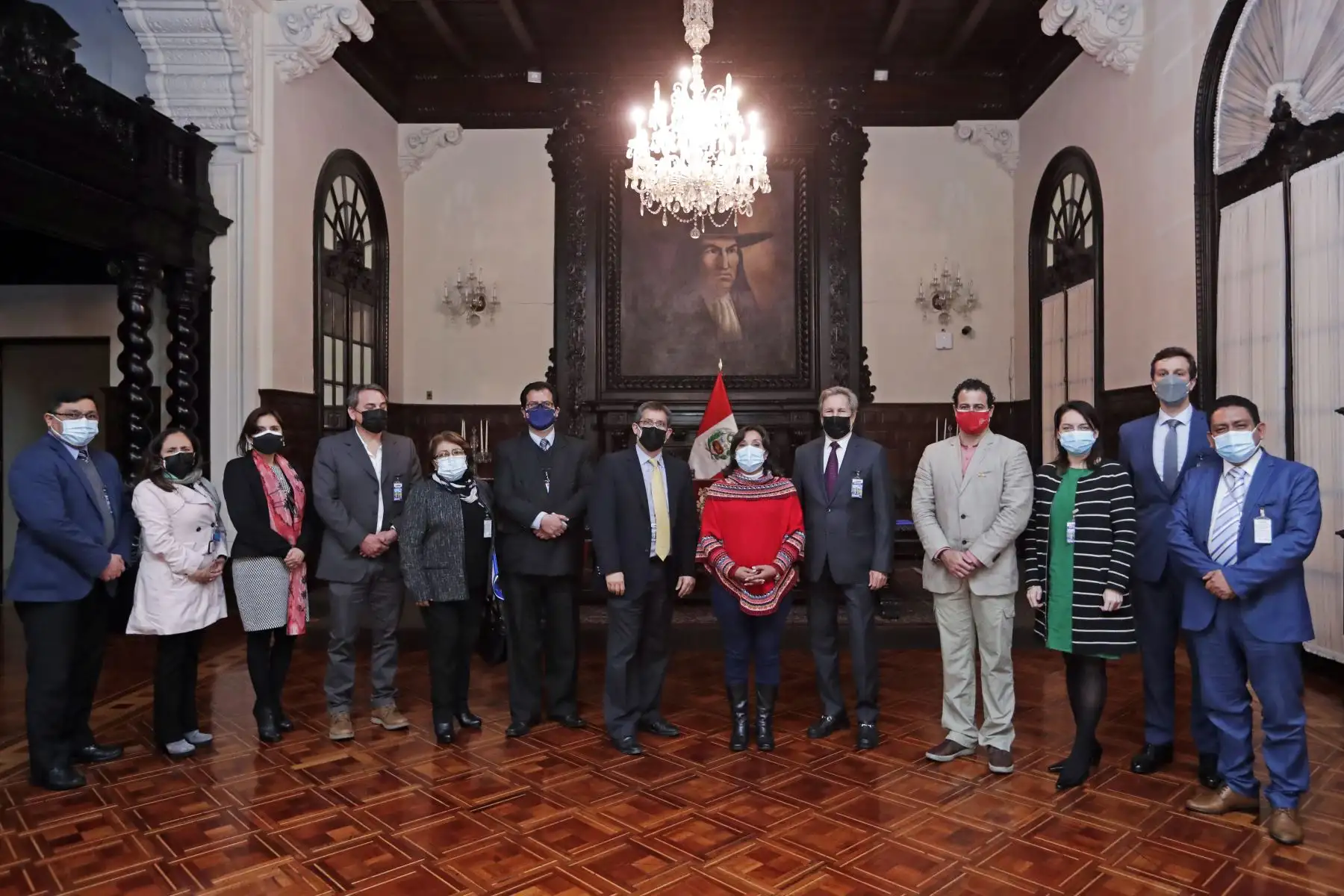 La vicepresidenta Dina Boluarte se reunió con los operadores aerocomerciales y turísticos. Foto: ANDINA/Prensa Presidencia
