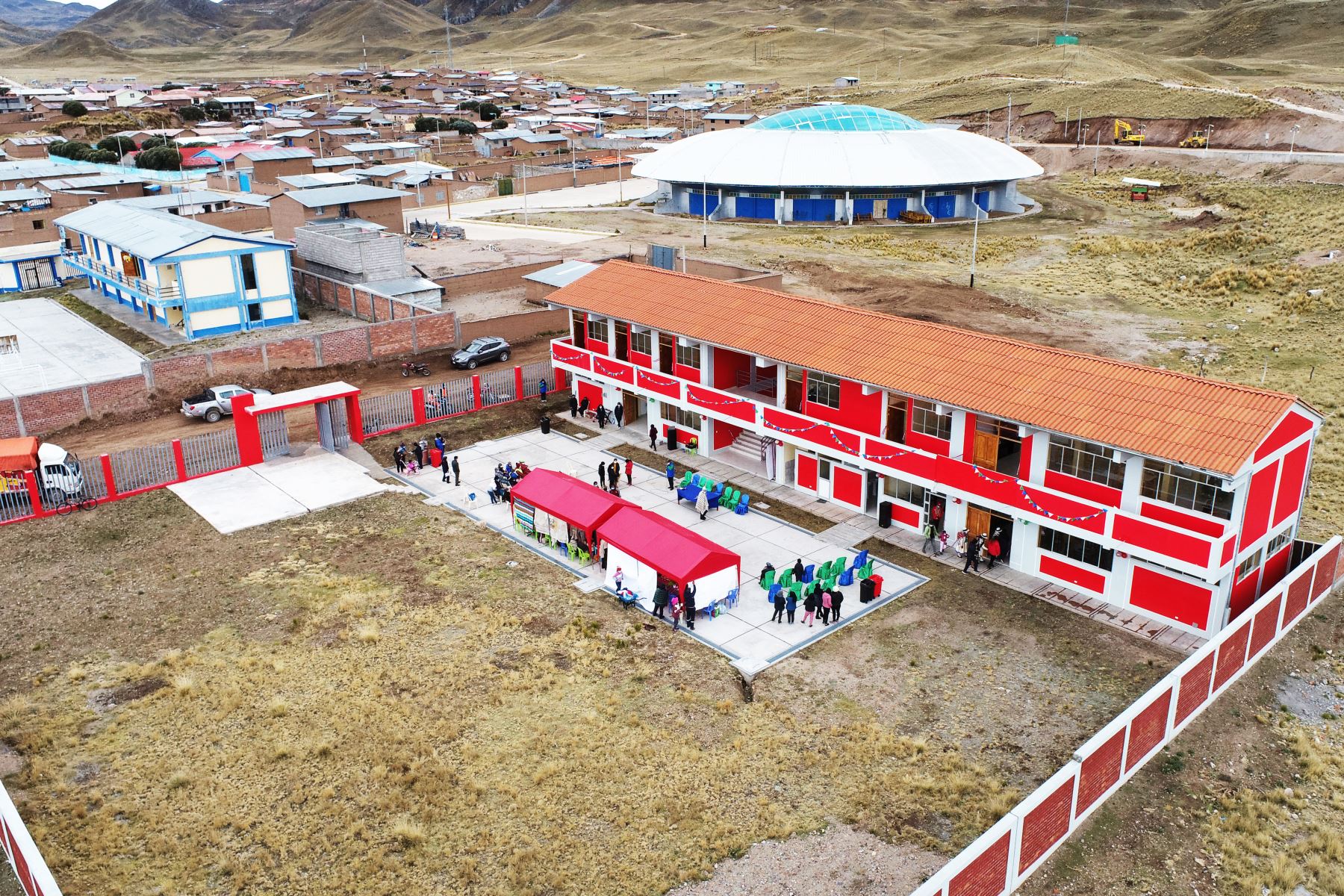La municipalidad distrital de Santa Bárbara de Carhuacayán (Junín) inauguró la Casa del Adulto Mayor. Foto: ANDINA/Difusión