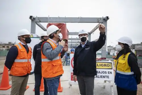 Alcalde de Lima, Jorge Muñoz, supervisa obras. Foto: ANDINA/difusión.