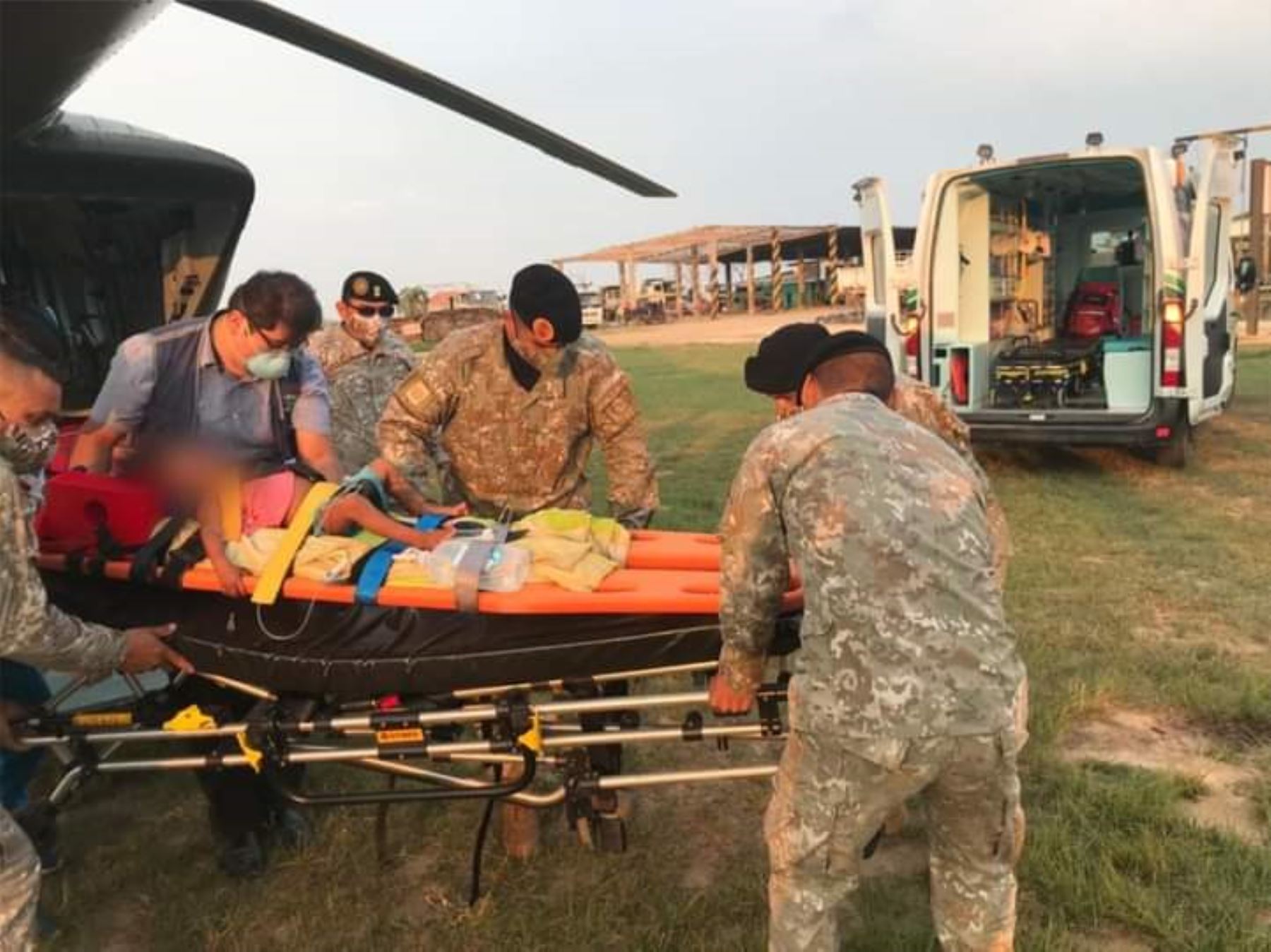 Madre De Dios: 4 menores son trasladados de urgencia en helicóptero desde el Manu