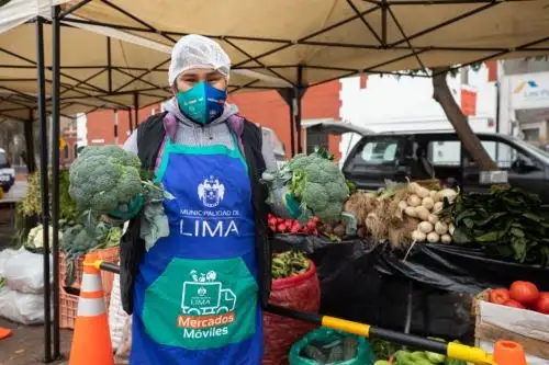Mercado Móvil estará en San Juan de Miraflores. Foto: Andina