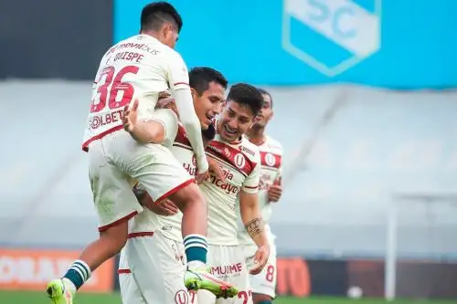 Valera marcó su primer hat trick con Universitario de Deportes. Foto: Twitter Liga 1.