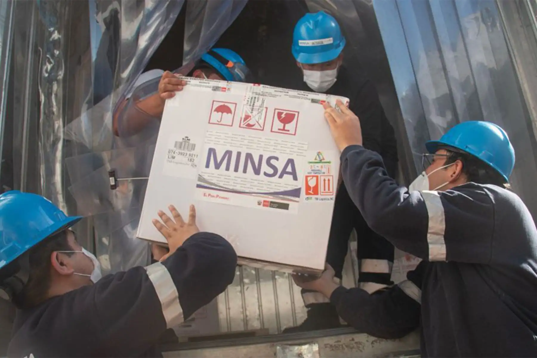 Cerca de 950,000 vacunas contra el covid-19 son de Sinopharm, Pfizer y AstraZeneca. Foto: ANDINA/Difusión