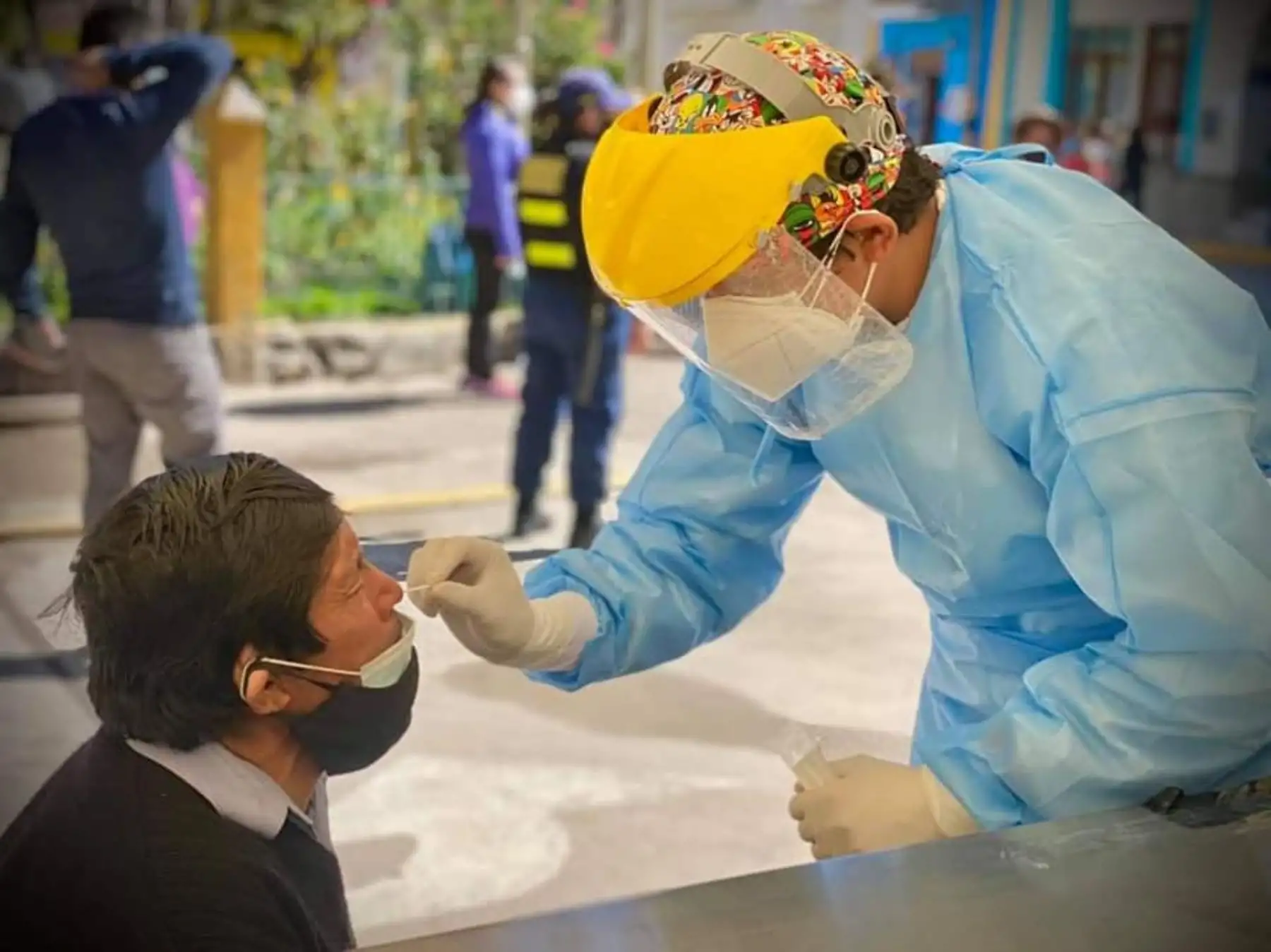 Brigadas de salud de Áncash iniciarán la búsqueda de posibles casos de variante delta en Nuevo Chimbote. ANDINA/Difusión