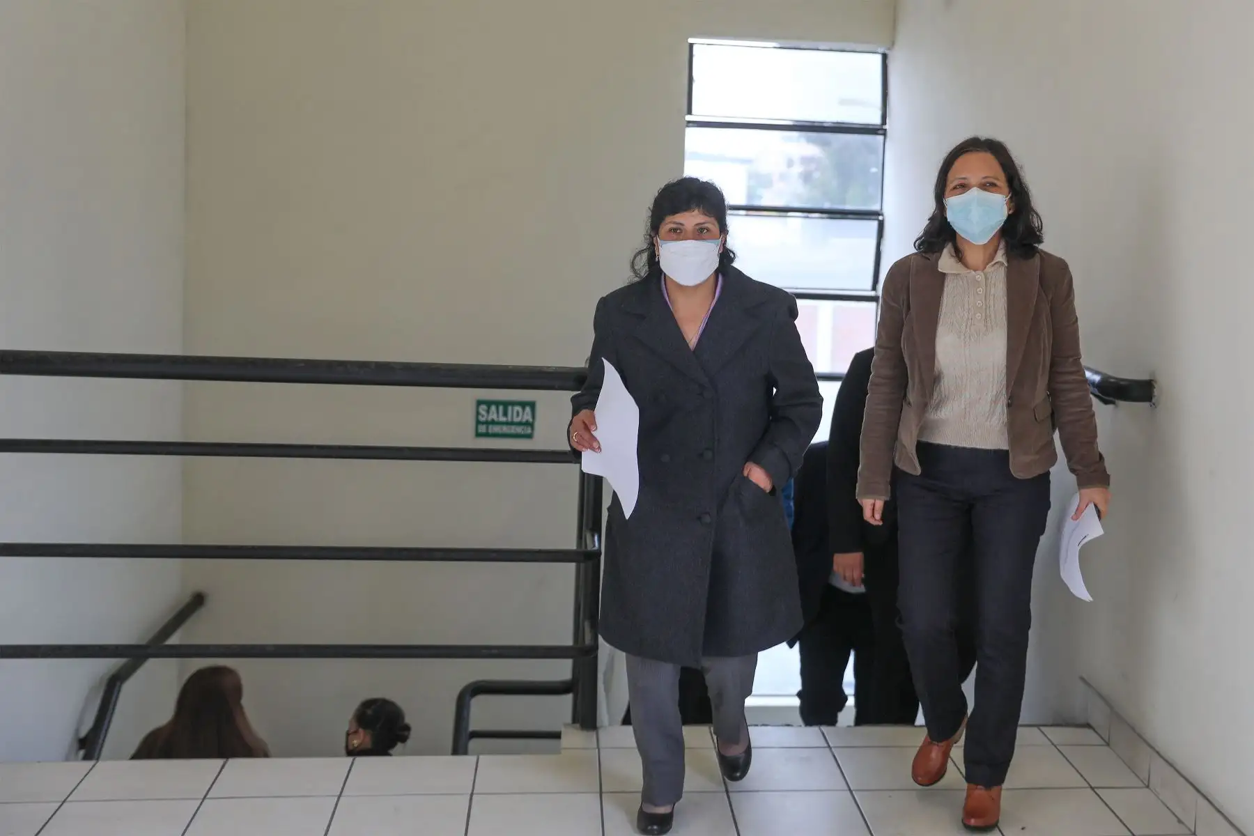 La Primera Dama Lilia Paredes junto a la ministra de la Mujer y Poblaciones Vulnerables, Anahí Durand, participaron en el lanzamiento de la estrategia "Caso por Caso hasta llegar a Casa" en el Centro de Acogida Residencial (CAR) "Hogar Divino Jesús", en el distrito de San Miguel.
Foto: ANDINA/Andrés Valle